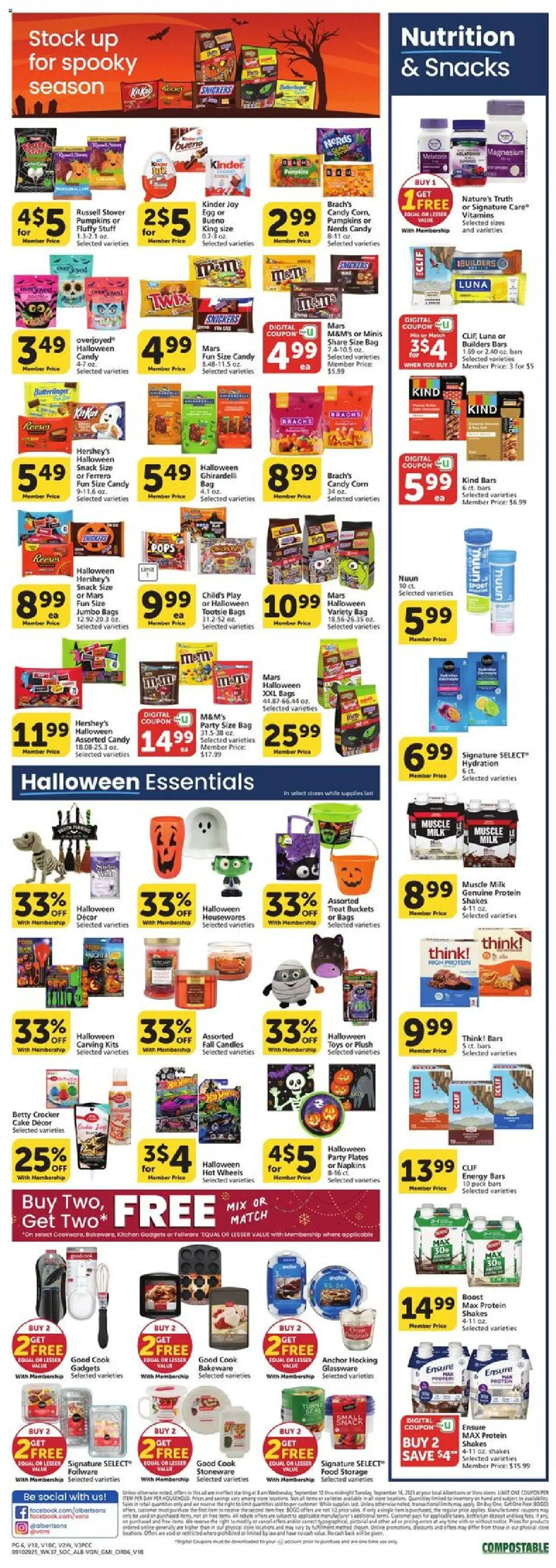 Vons Weekly Ad - valid from 10.09.2025 | Page: 5 | Products: Magnesium, Anchor, Apples, Bag
