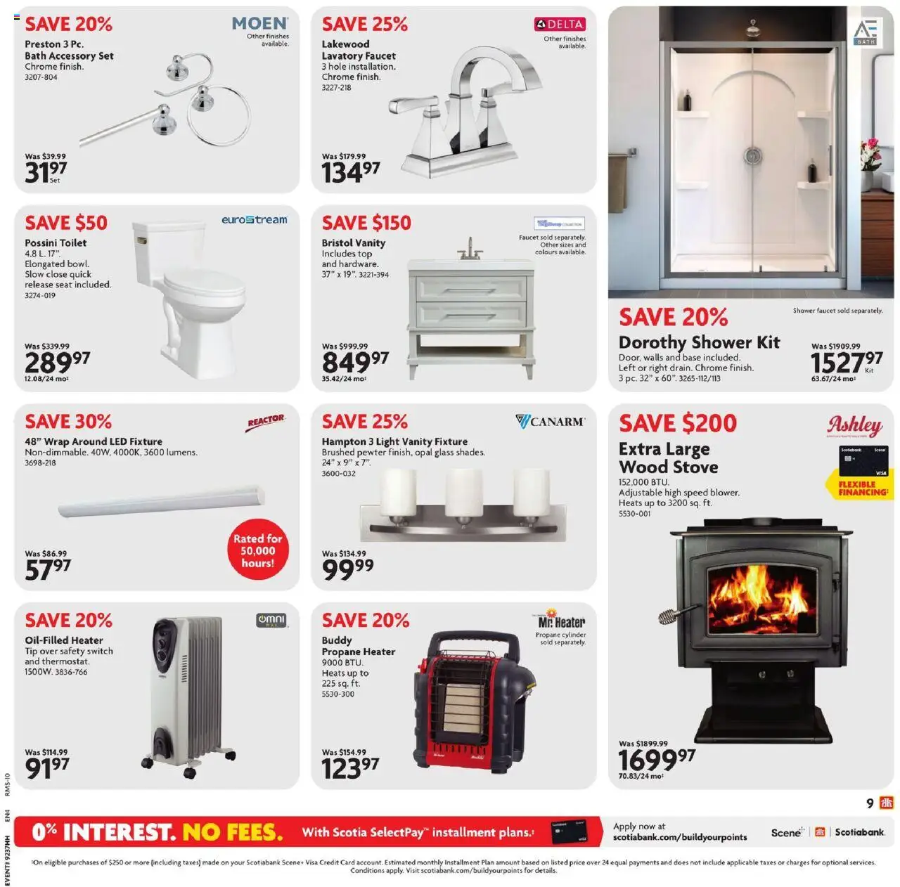 Home Hardware flyer valid from 11.09.2025 | Page: 11 | Products: Stove, Bath, Shower