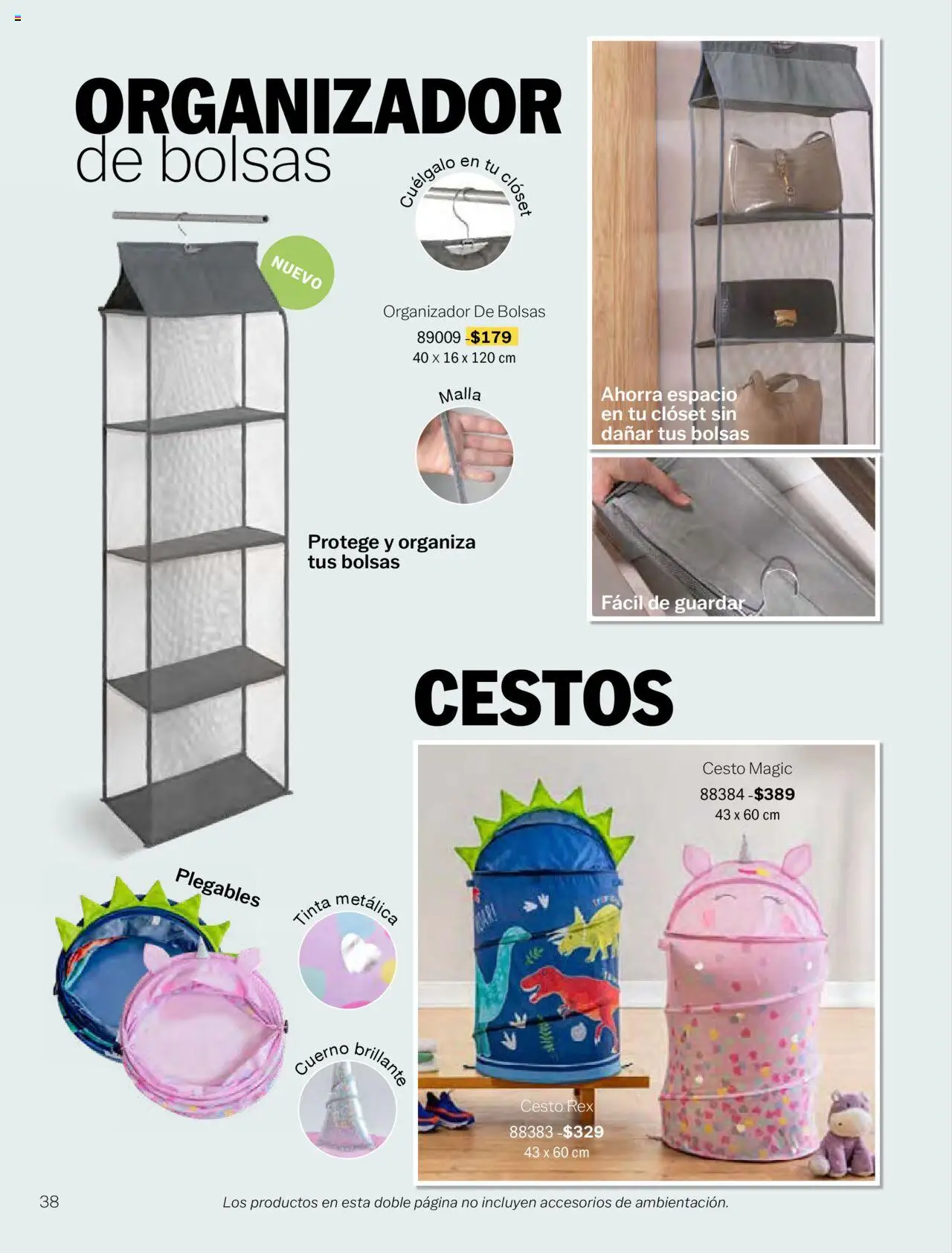 Nuevas ofertas de Vianney válidas en toda la República Mexicana desde el 09.09.2024. ¡Encuentra las mejores ofertas en Vianney catálogo - Biasi! | Página: 40 | Productos: Organizador, Malla