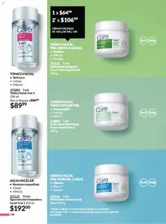 Nuevas ofertas de AVON válidas en toda la República Mexicana desde el 09.08.2025. ¡Encuentra las mejores ofertas en AGUA MICELAR, Remueve maquillaje, Limpia, Hidrata, Agua micelar limpiadora facial 3 en 1 150 ml! | Página: 157 | Productos: Crema, Agua, Maquillaje, Agua micelar
