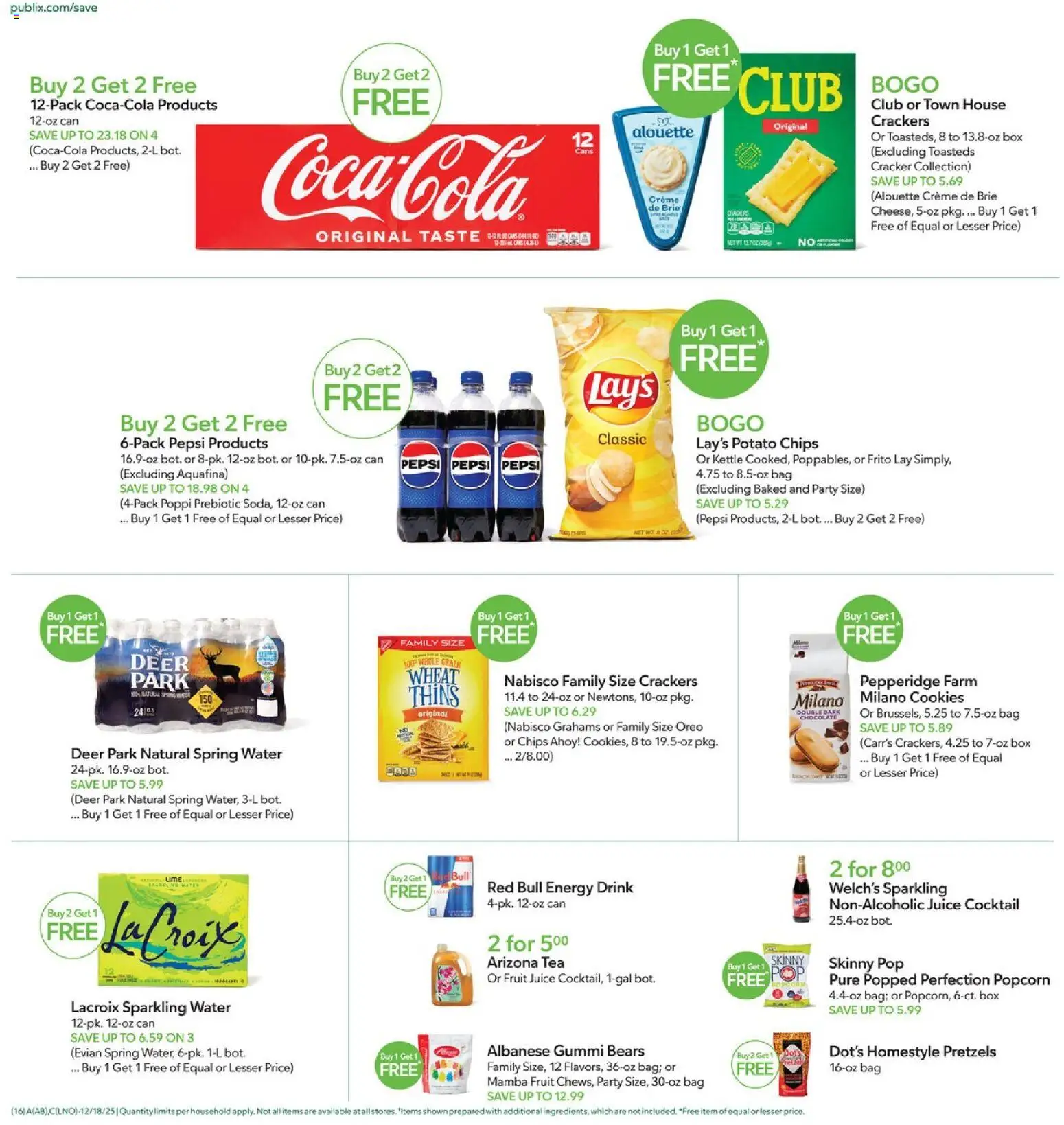 Publix Weekly Ad - valid from 17.12.2025 | Page: 16 | Products: Box, Juice, Chips, Kettle