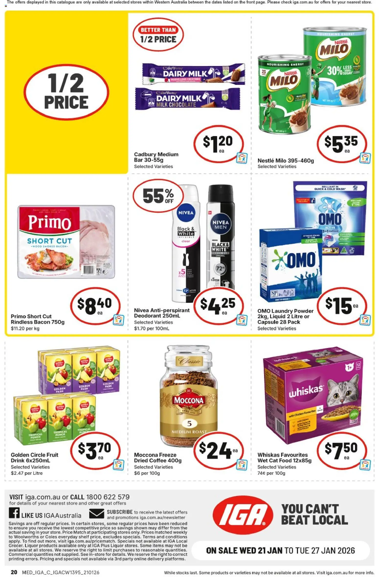 IGA catalogue - valid from 21.01.2026 | Page: 17 | Products: Shelf, Powder, Dairy, Chocolate