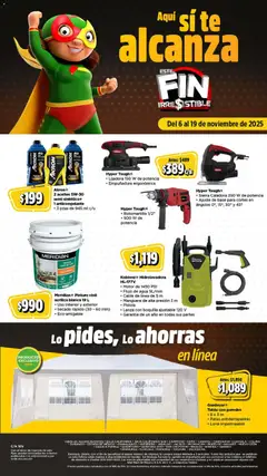 Vista previa de Bodega Aurrerá Buen Fin , nuevo folleto de la tienda, válido en México a partir del 06.11.2025 | Página: 27 | Productos: Toldo, Lona, Cable, Rotomartillo