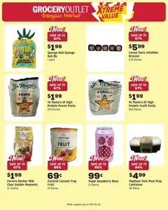 Preview of Grocery Outlet weekly ads valid from 18.03.2026 | Page: 10 | Products: Bronzer, Milk, Pasta, Salt
