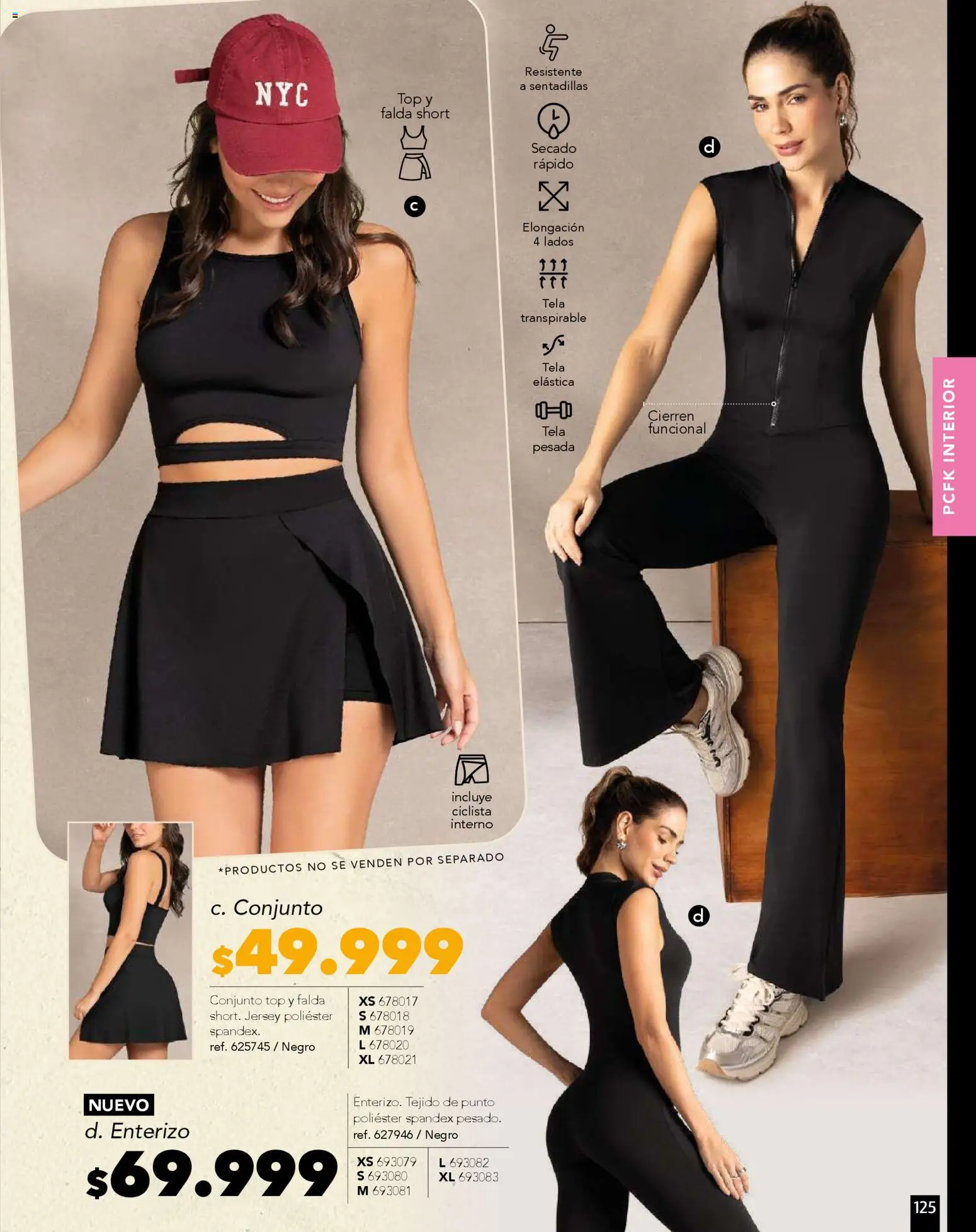 Pacifika revista - valida desde el 01.11.2025 | Página: 125 | Productos: Falda, Short, Top, Conjunto