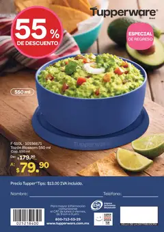 Vista previa de Tupperware catálogo, nuevo folleto de la tienda, válido en México a partir del 20.04.2026 | Página: 117 | Productos: Teléfono