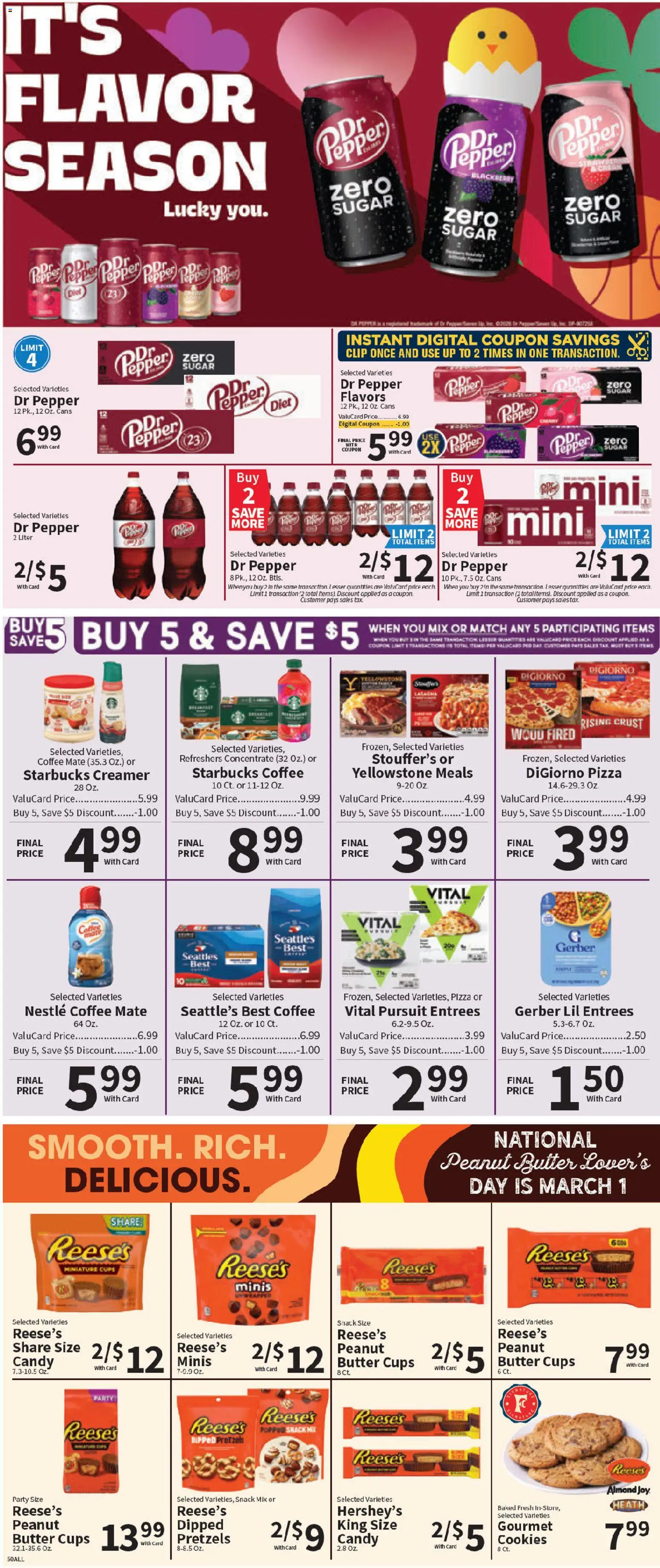 Food City Weekly Ad - valid from 27.02.2026 | Page: 7 | Products: Butter, Pizza, Sugar, Pepper