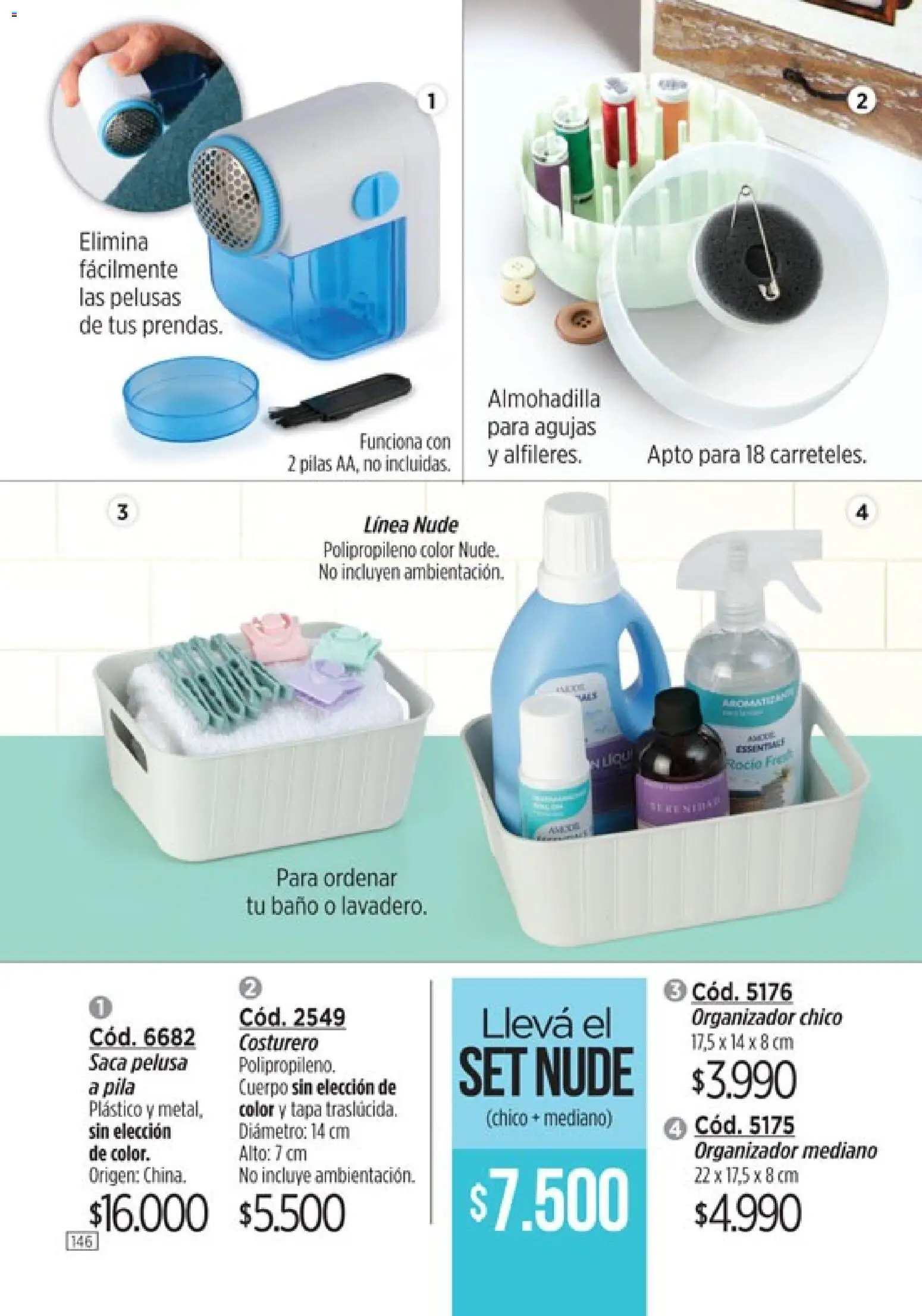 Catálogo Amodil Campaña 2 │ válido desde el 01.02.2026 | Página: 146 | Productos: Organizador, Pila, Pilas, Baño