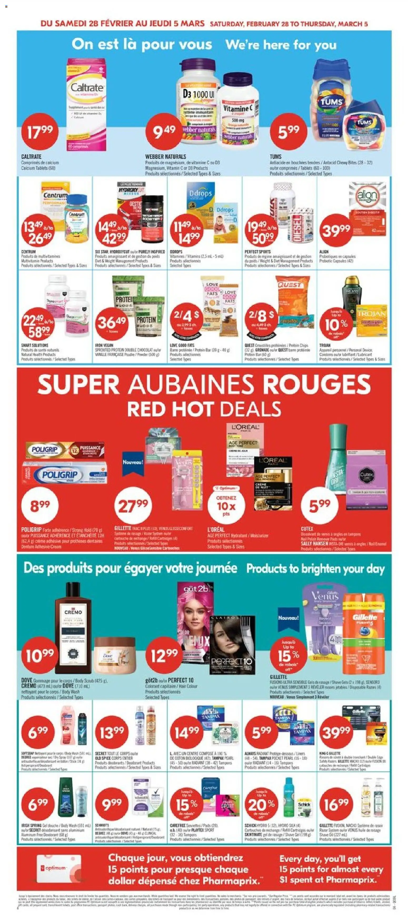 Pharmaprix flyer valid from 27.02.2026 | Page: 8 | Products: Iron, Robot, Nail polish, Oil