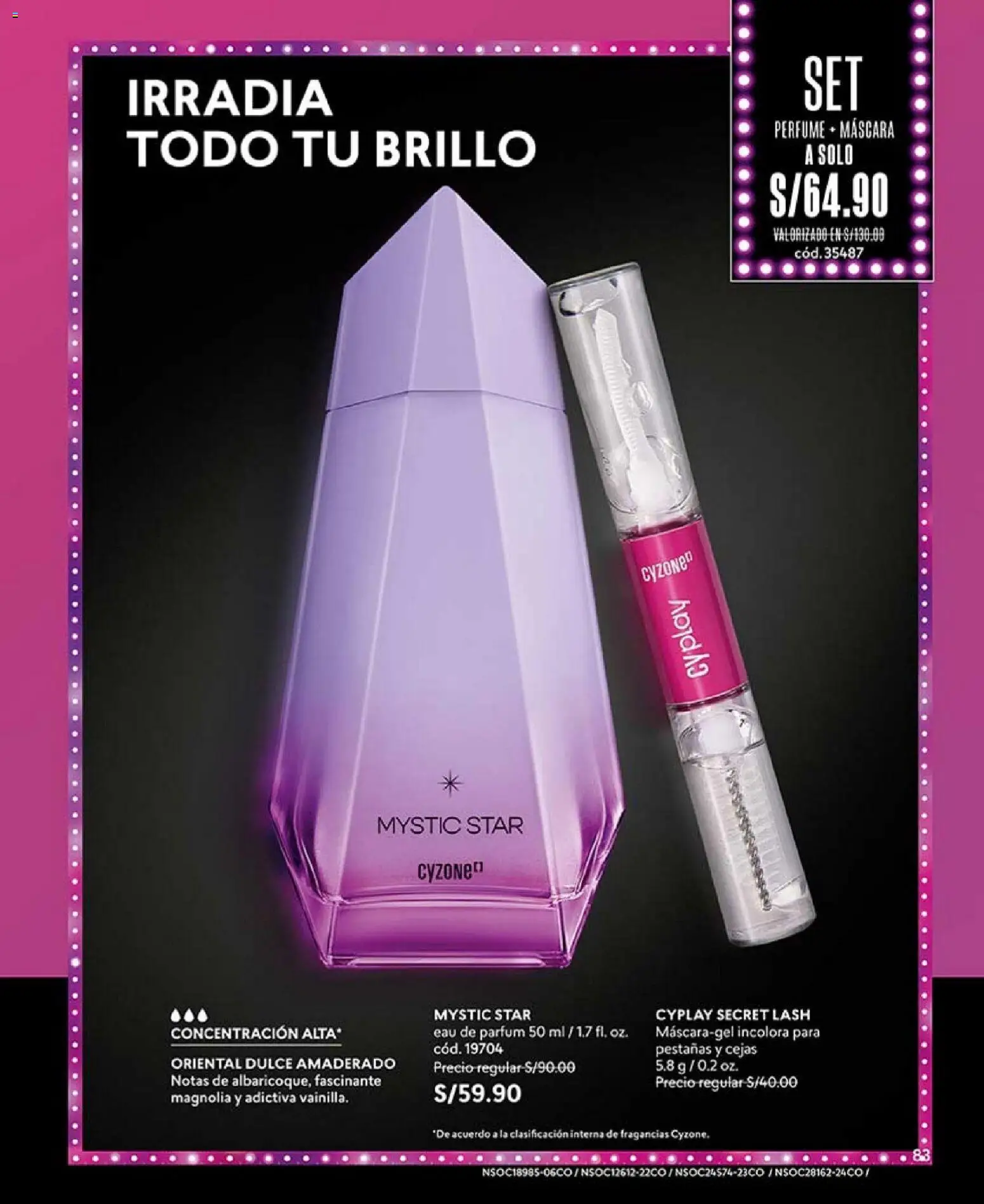 Catálogo CyZone válido desde 27.12.2025 | Página: 83 | Productos: Máscara, Perfume