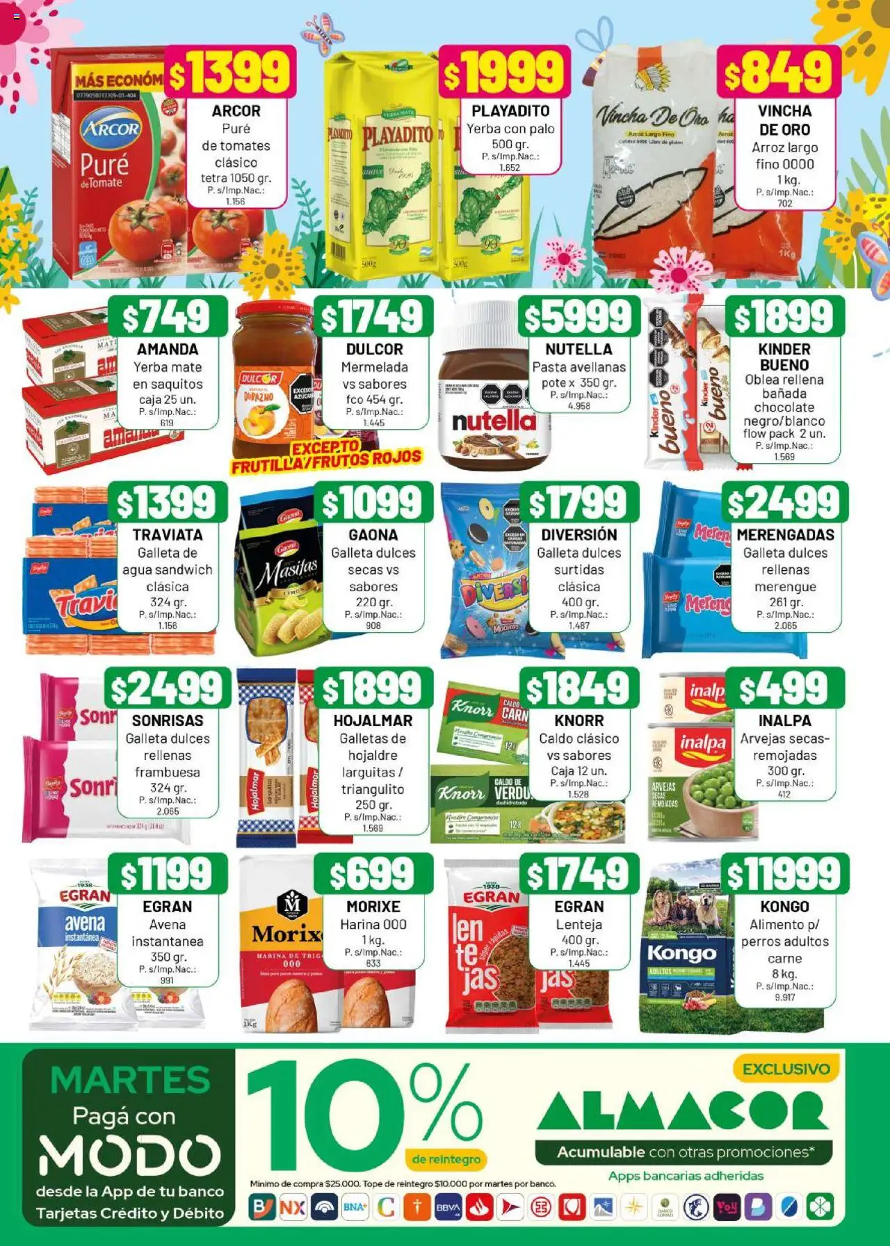 Almacor catálogo │ válido desde el 02.10.2025 | Página: 6 | Productos: Caja, Arvejas, Chocolate, Tomates