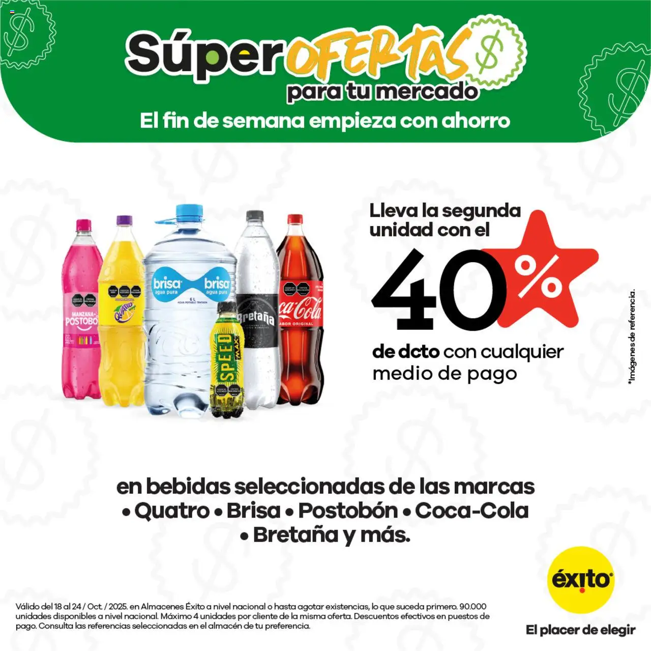 Éxito revista - valida desde el 18.10.2025 | Página: 1 | Productos: Agua