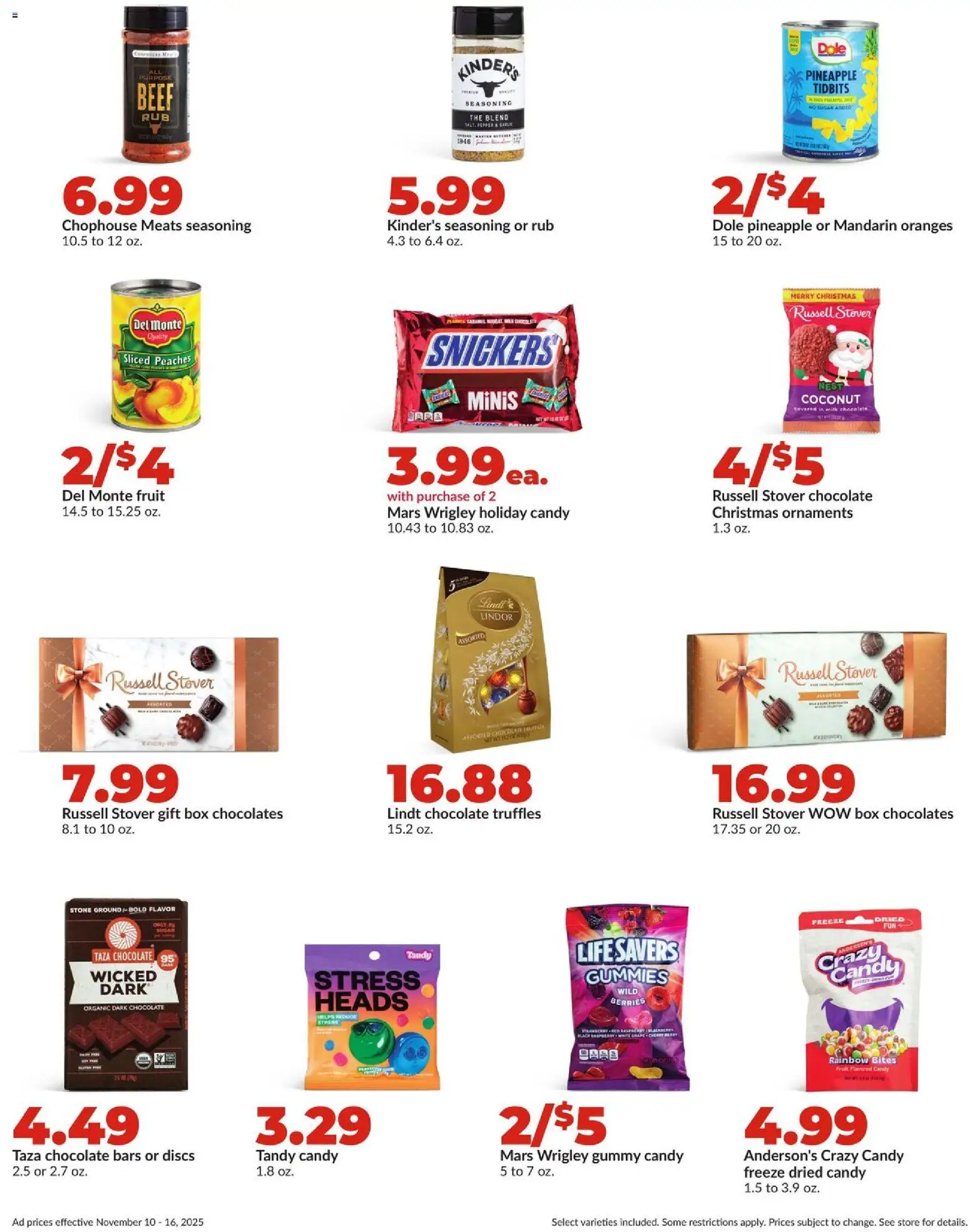 HyVee Weekly Ad - valid from 10.11.2025 | Page: 31 | Products: Box, Chocolate, Beef, Pineapple