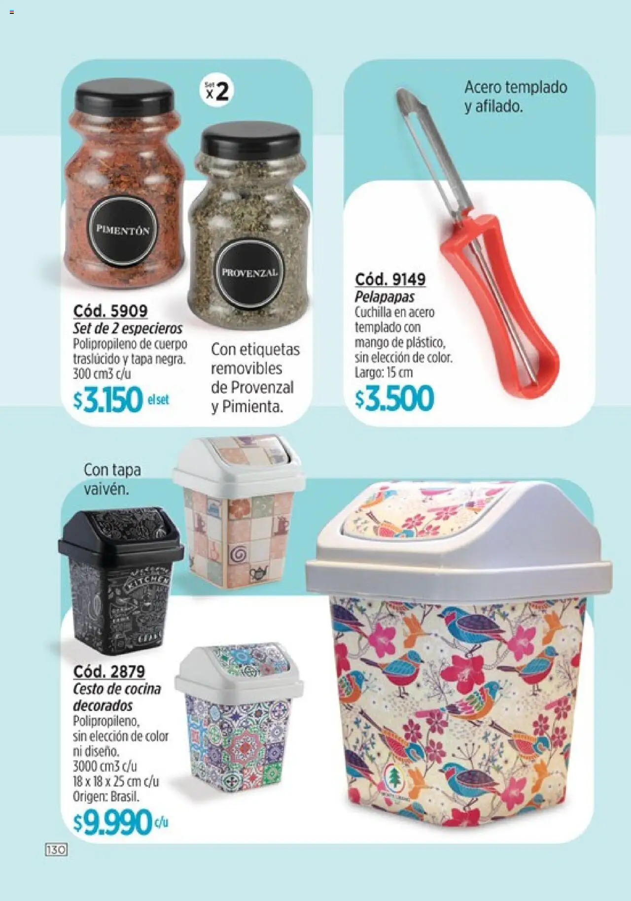 Catálogo Amodil Campaña 11 │ válido desde el 13.06.2025 | Página: 130 | Productos: Cocina, Pimentón, Mango, Provenzal
