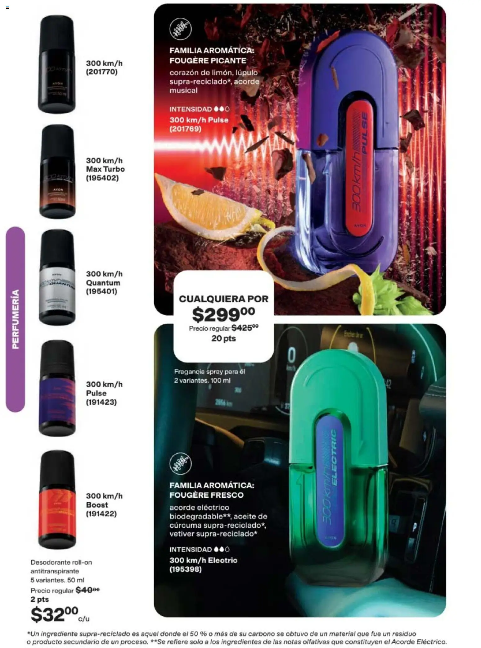 Nuevas ofertas de AVON válidas en toda la República Mexicana desde el 24.04.2026. ¡Encuentra las mejores ofertas en AVON campaña 7 2026! | Página: 98 | Productos: Antitranspirante, Aceite, Cúrcuma, Fragancia