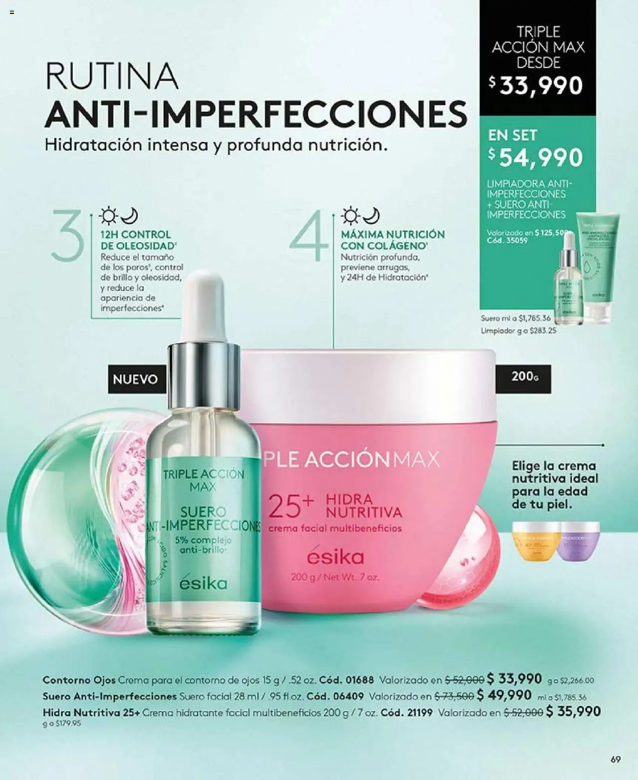 Ésika revista - valida desde el 16.06.2025 | Página: 69 | Productos: Crema, Brillo, Contorno, Contorno de ojos