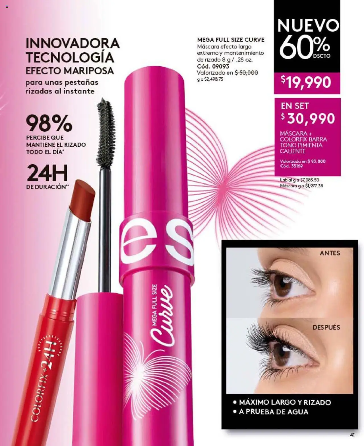 Ésika revista - valida desde el 24.09.2025 | Página: 41 | Productos: Agua, Pimienta, Máscara