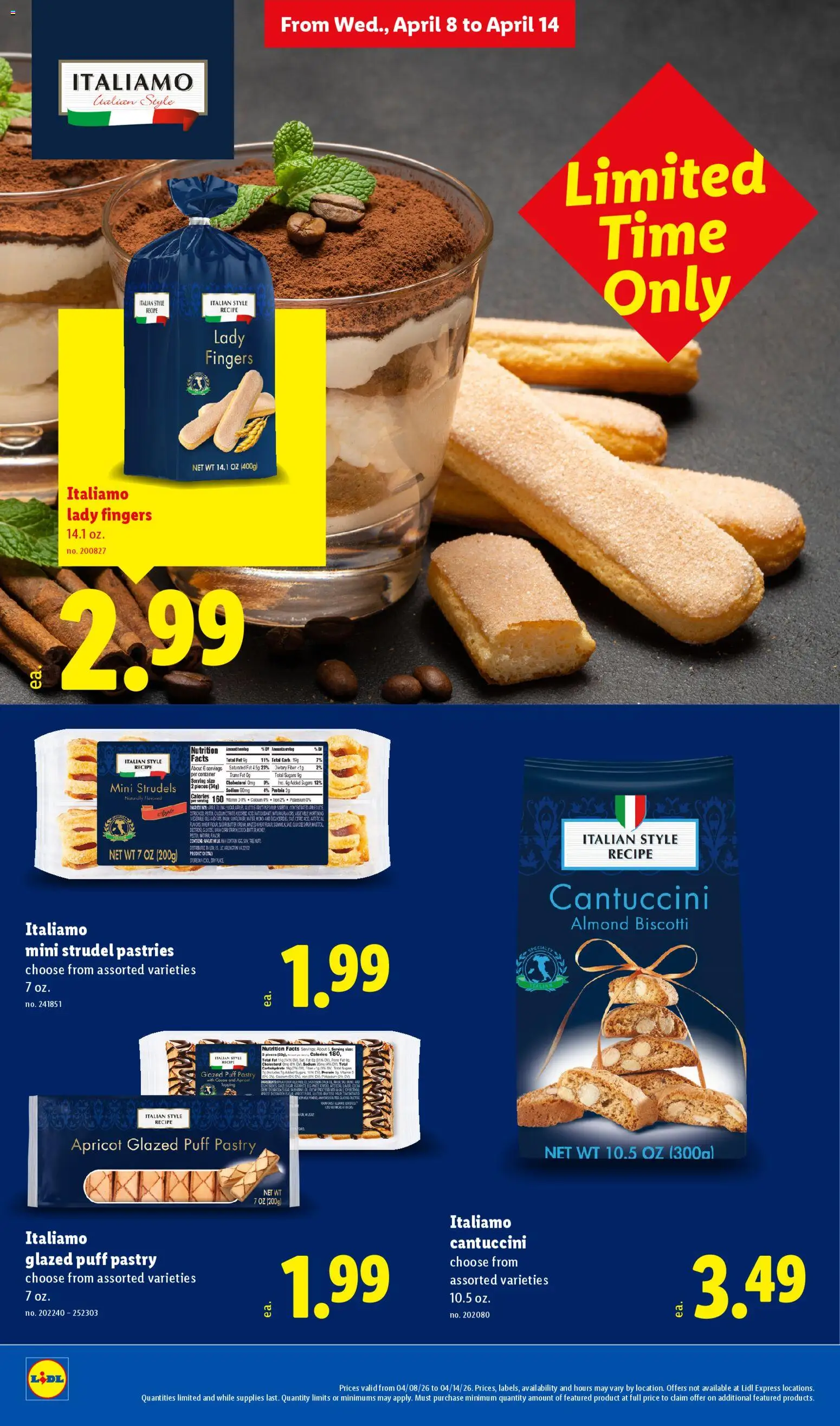 Lidl Weekly Ad - valid from 08.04.2026 | Page: 10 | Products: Puff Pastry