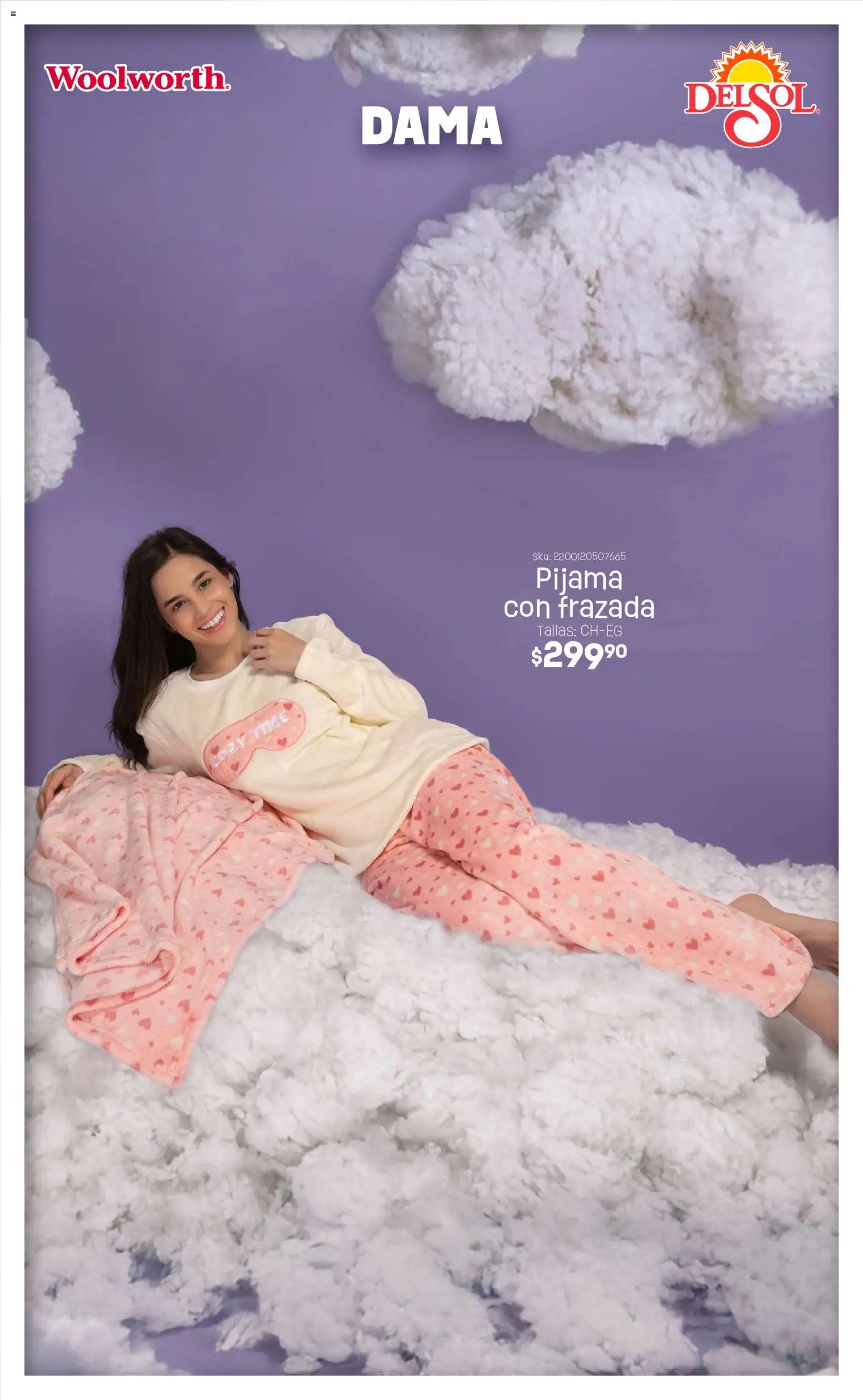 Nuevas ofertas de Del Sol y Woolworth válidas en toda la República Mexicana desde el 04.11.2025. ¡Encuentra las mejores ofertas en Del Sol y Woolworth catálogo! | Página: 6 | Productos: Pijama
