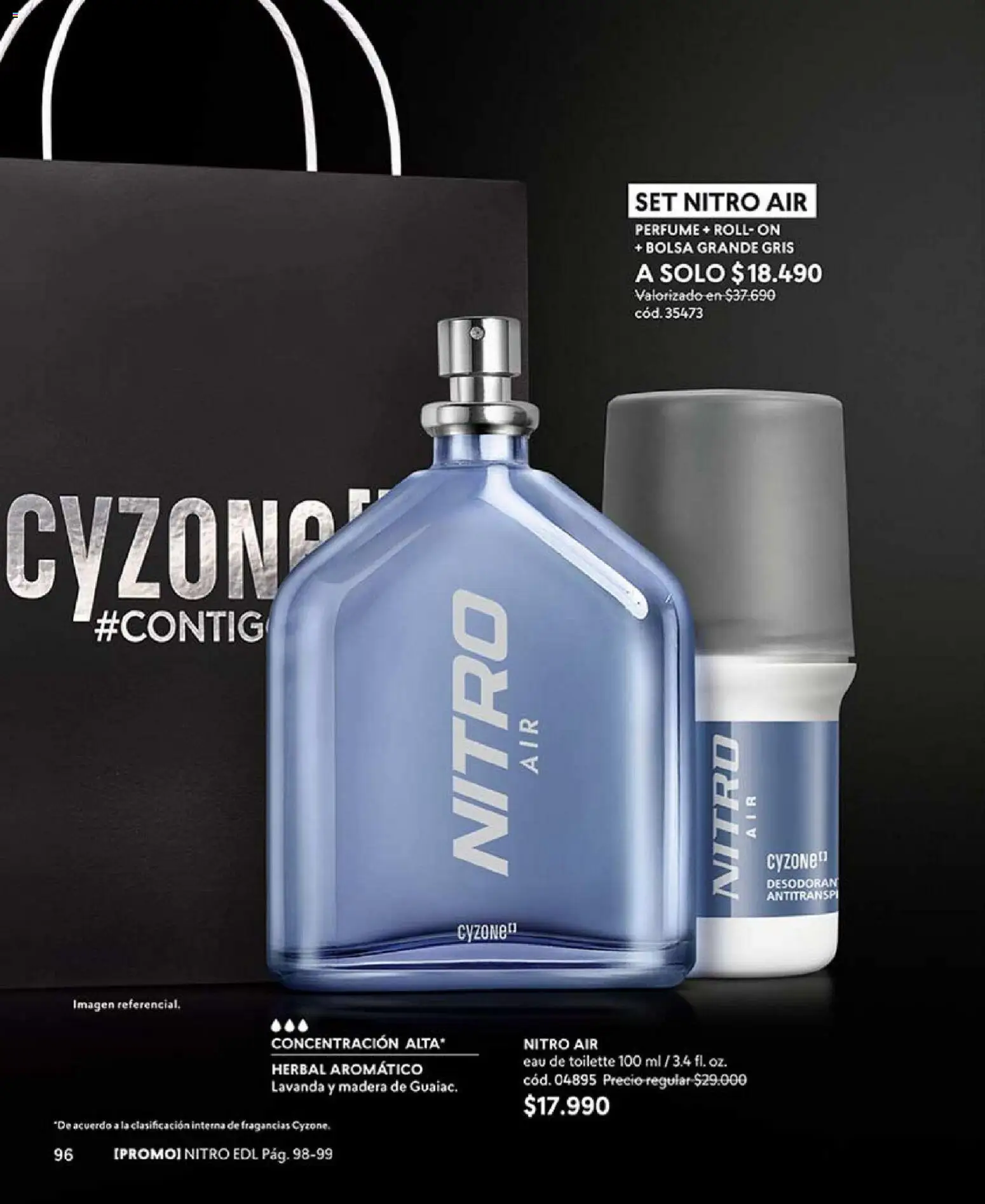 Catálogo CyZone Campaña 1 │ válido desde el 01.01.2026 | Página: 96 | Productos: Bolsa, Perfume, Eau de toilette