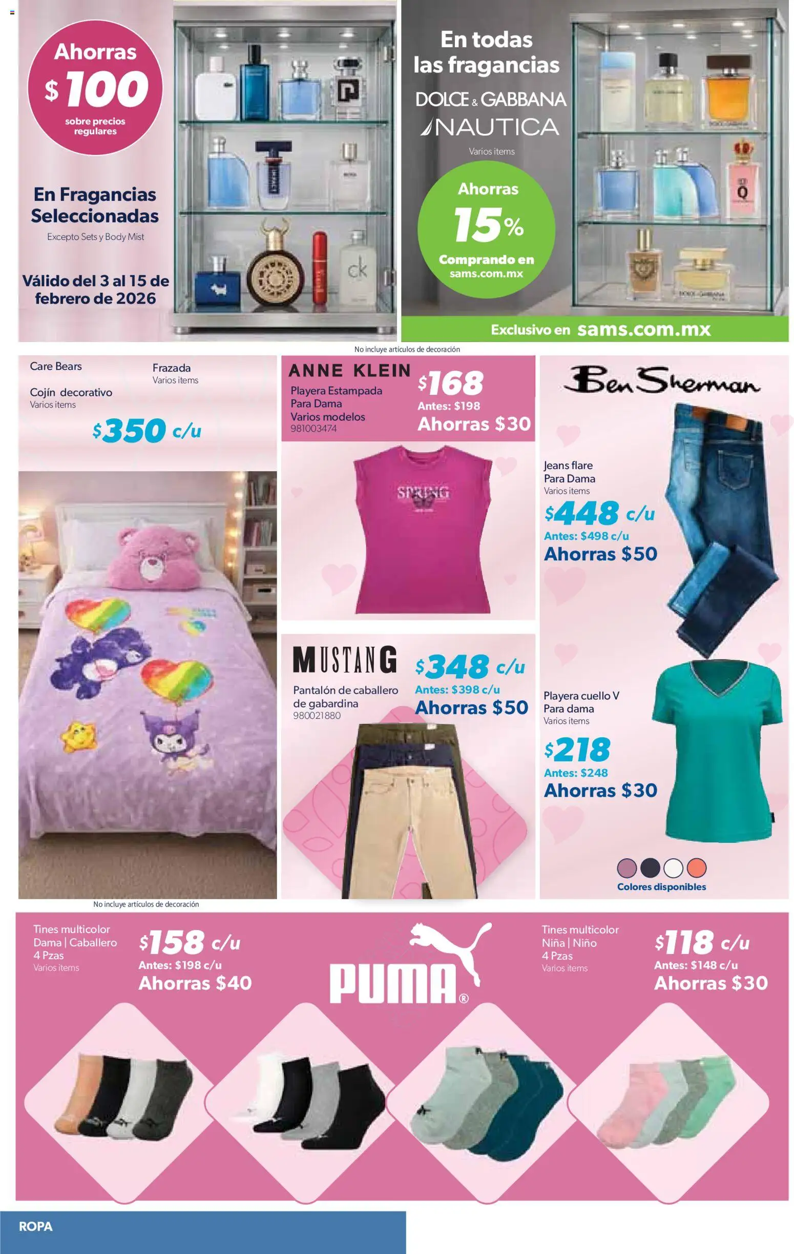 Nuevas ofertas de Sam's Club válidas en toda la República Mexicana desde el 03.02.2026. ¡Encuentra las mejores ofertas en Sam's Club catálogo! | Página: 18 | Productos: Ropa, Playera, Body, Sobre