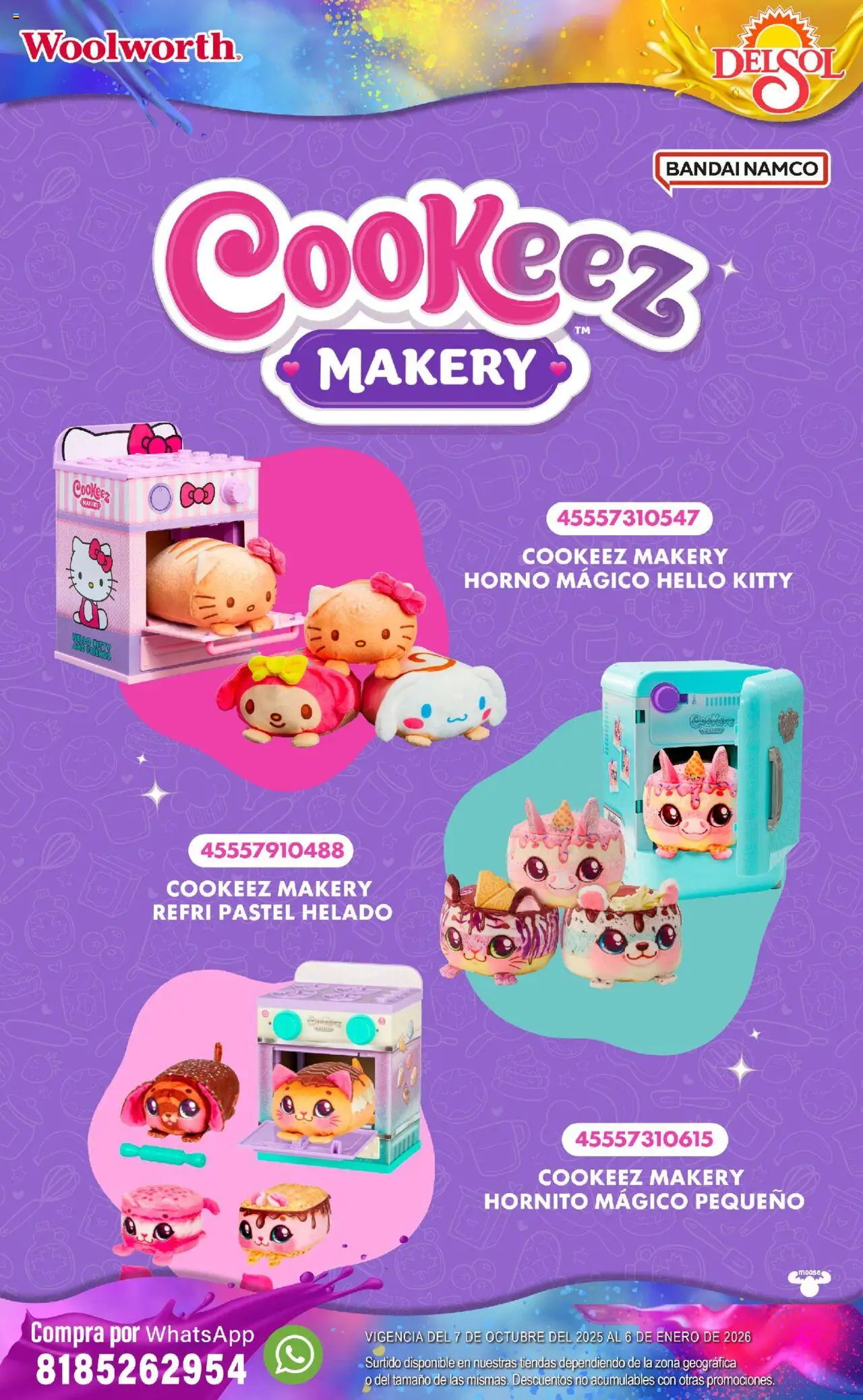Nuevas ofertas de Del Sol y Woolworth válidas en toda la República Mexicana desde el 07.10.2025. ¡Encuentra las mejores ofertas en Del Sol y Woolworth - Catálogo Castillo Del Juguete! | Página: 97 | Productos: Horno, Pastel, Helado