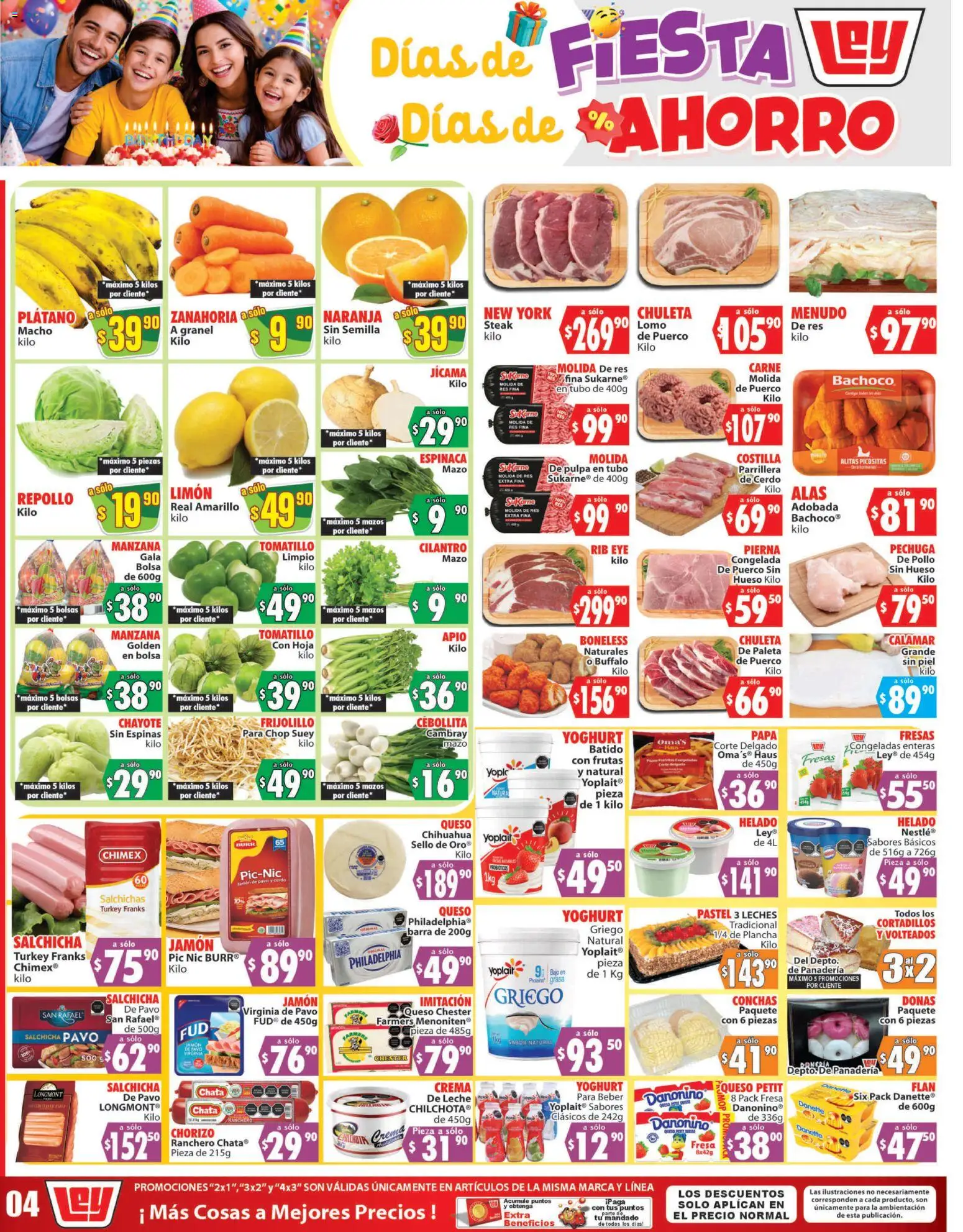 Nuevas ofertas de Casa Ley válidas en toda la República Mexicana desde el 16.04.2026. ¡Encuentra las mejores ofertas en Casa Ley folleto Autoservicio La Paz, BCS! | Página: 1 | Productos: Pollo, Plátano, Panadería, Barra