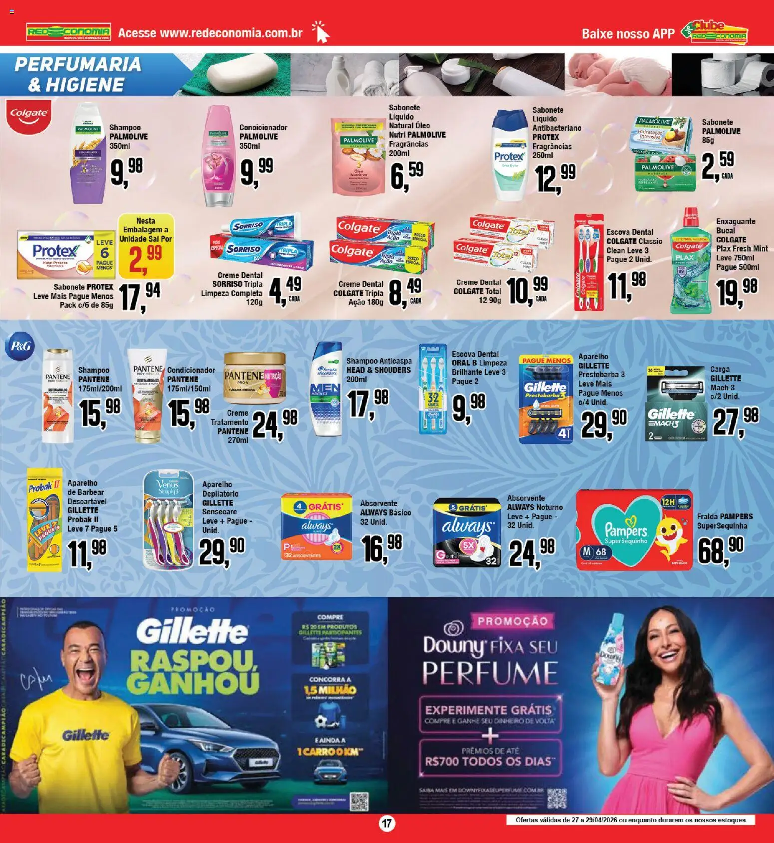 RedEconomia Folheto - válido de 27.04.2026 | Página: 17 | Produtos: Perfume, Óleo, Creme, Creme dental