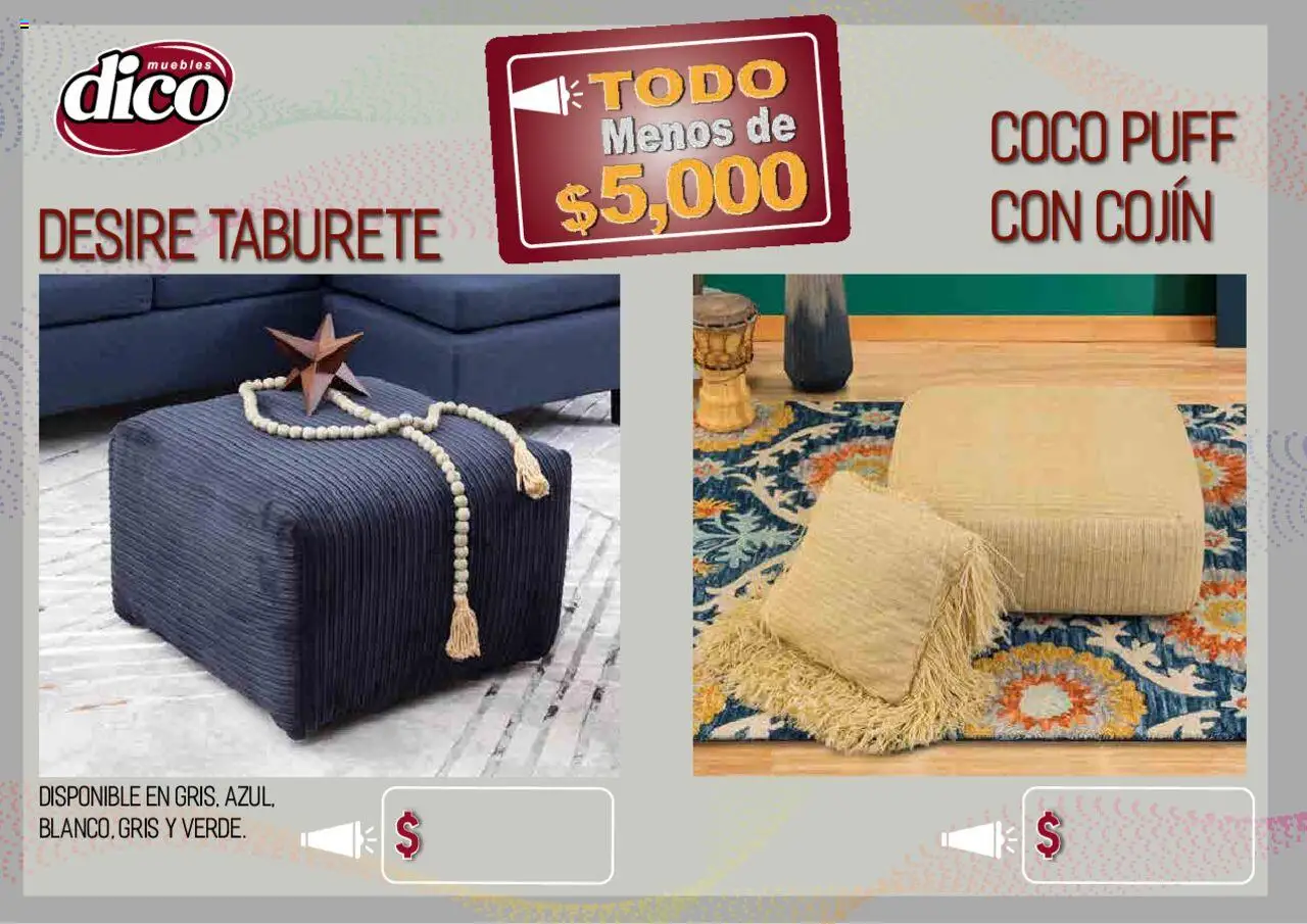 Nuevas ofertas de Muebles Dico válidas en toda la República Mexicana desde el 12.02.2025. ¡Encuentra las mejores ofertas en Muebles Dico catálogo Todo Menos! | Página: 64