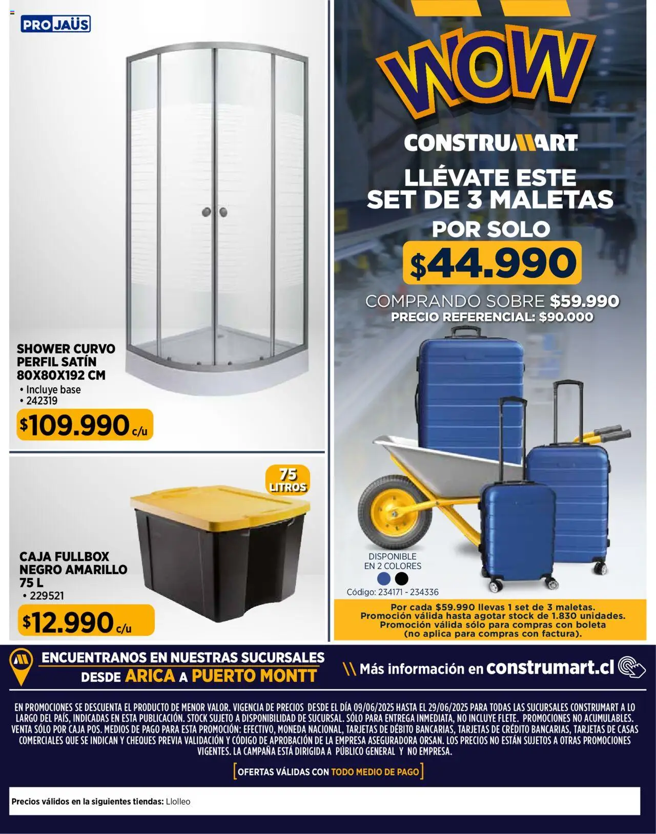 Construmart ofertas  │ válido desde el 10.06.2025 | Página: 44 | Productos: Caja, Sobre, General, Base