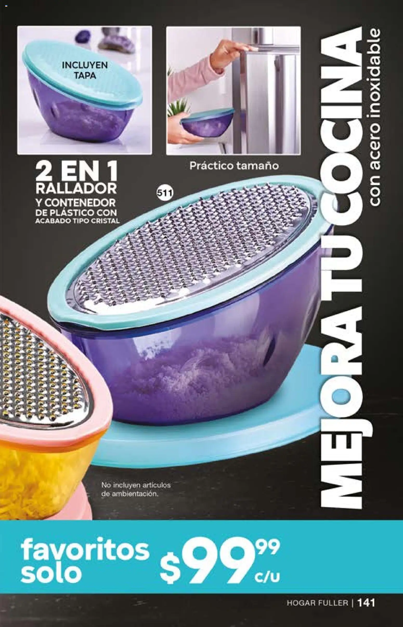 Nuevas ofertas de Fuller válidas en toda la República Mexicana desde el 29.04.2026. ¡Encuentra las mejores ofertas en Fuller campaña 2 2026! | Página: 141 | Productos: Cocina, Contenedor