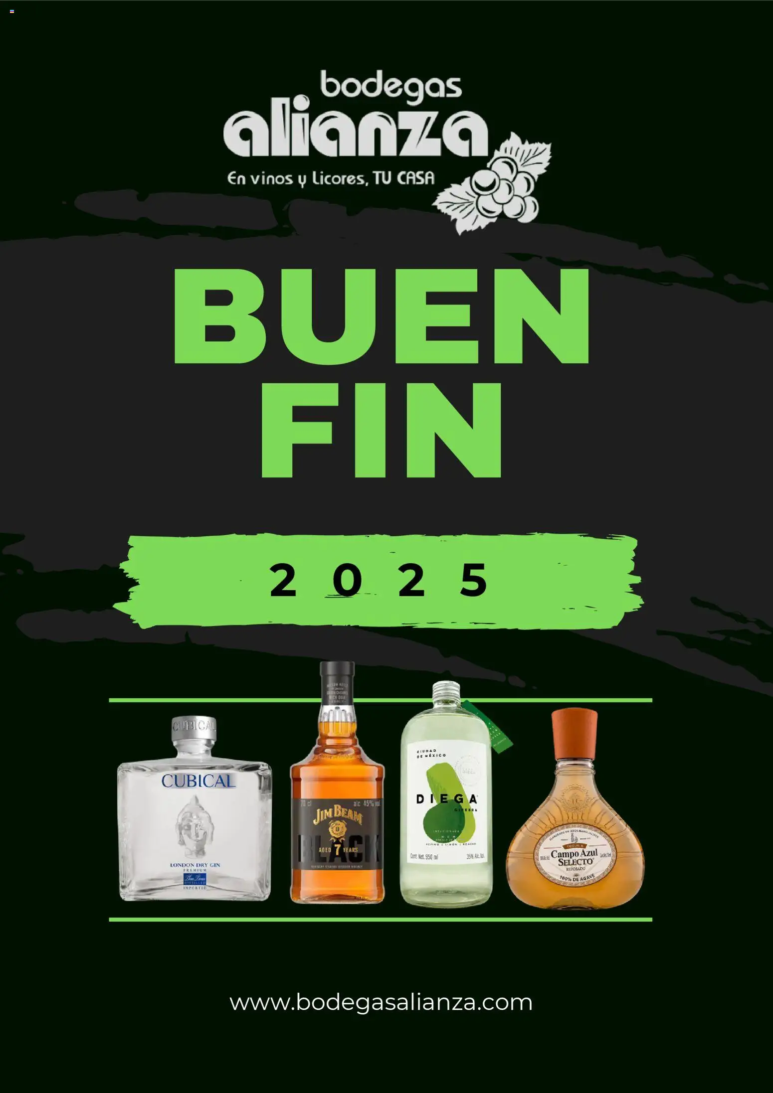 Nuevas ofertas de Bodegas Alianza válidas en toda la República Mexicana desde el 13.11.2025. ¡Encuentra las mejores ofertas en Bodegas Alianza Buen Fin! | Página: 1 | Productos: Gin, Ginebra