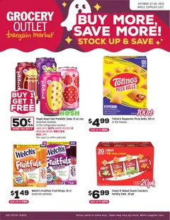 Preview of Grocery Outlet weekly ads valid from 22.10.2025
