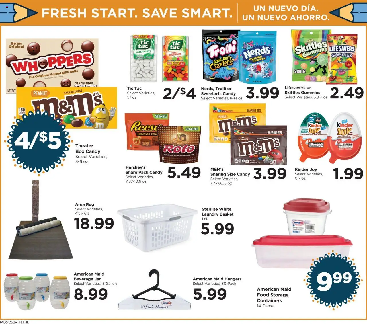 Food 4 Less Weekly Ad - valid from 20.08.2025 | Page: 8 | Products: Box, Milk, Chocolate, Candies