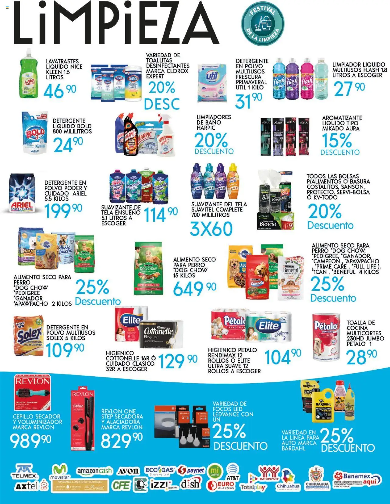 Nuevas ofertas de Alsuper válidas en toda la República Mexicana desde el 30.09.2025. ¡Encuentra las mejores ofertas en Alsuper - Folleto! | Página: 5 | Productos: Bolsa, Suavizante, Limpiador, Baño