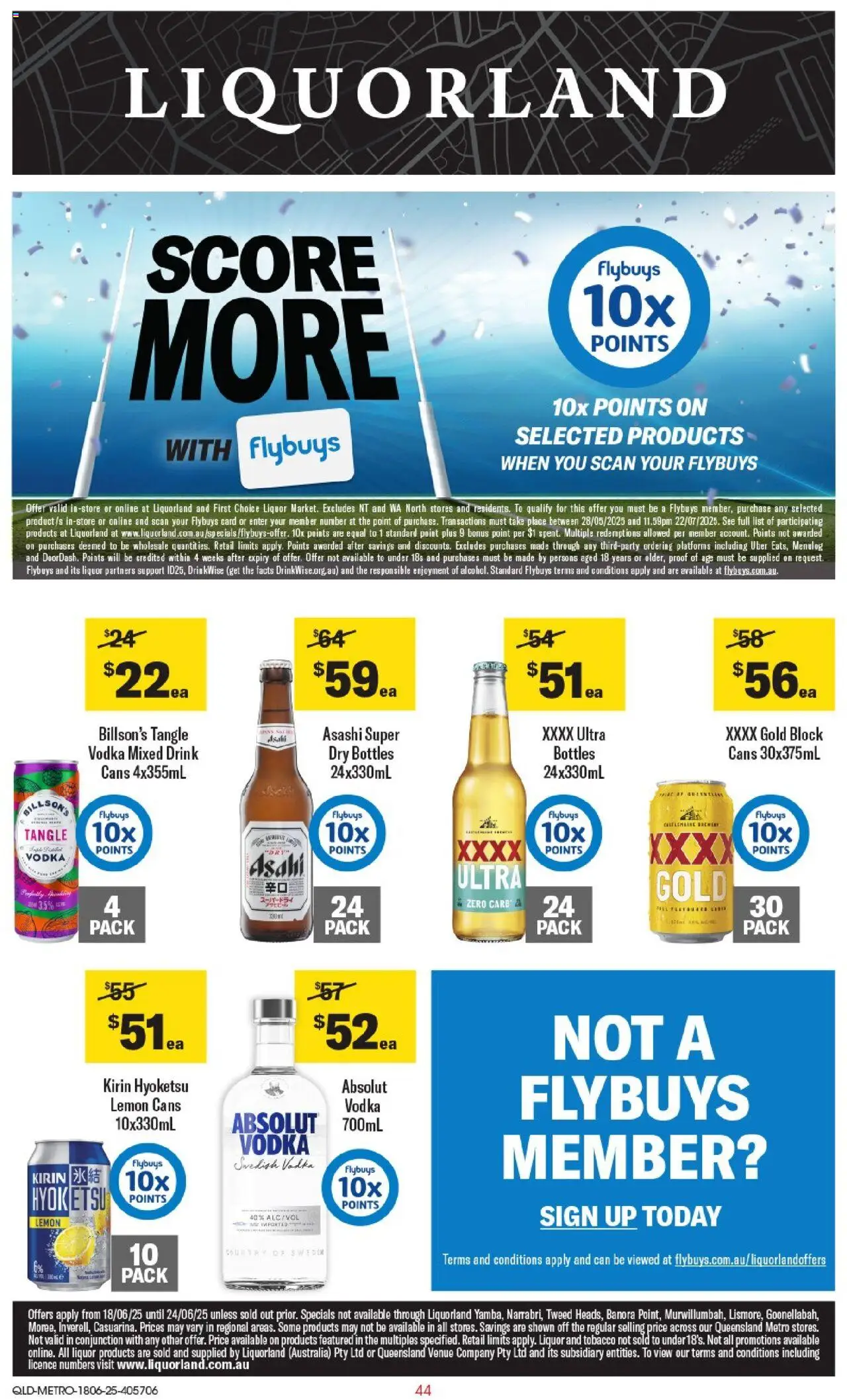 Coles catalogue - valid from 18.06.2025 | Page: 44 | Products: Platforms, Vodka, Lemon