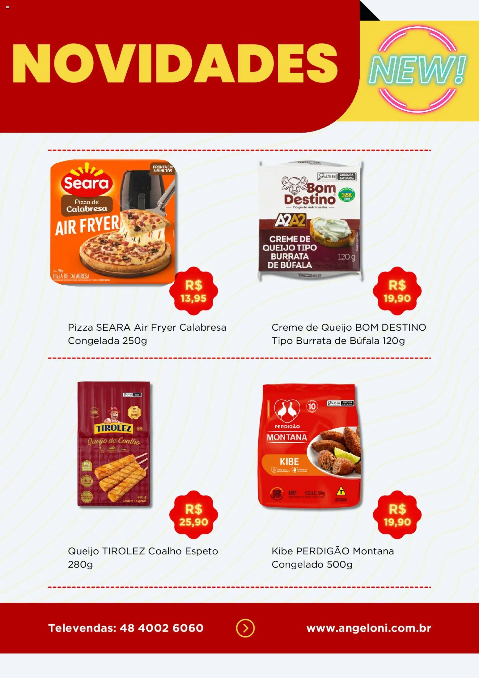 Angeloni Folheto - válido de 12.12.2025 | Página: 5 | Produtos: Air fryer, Queijo, Pizza, Creme