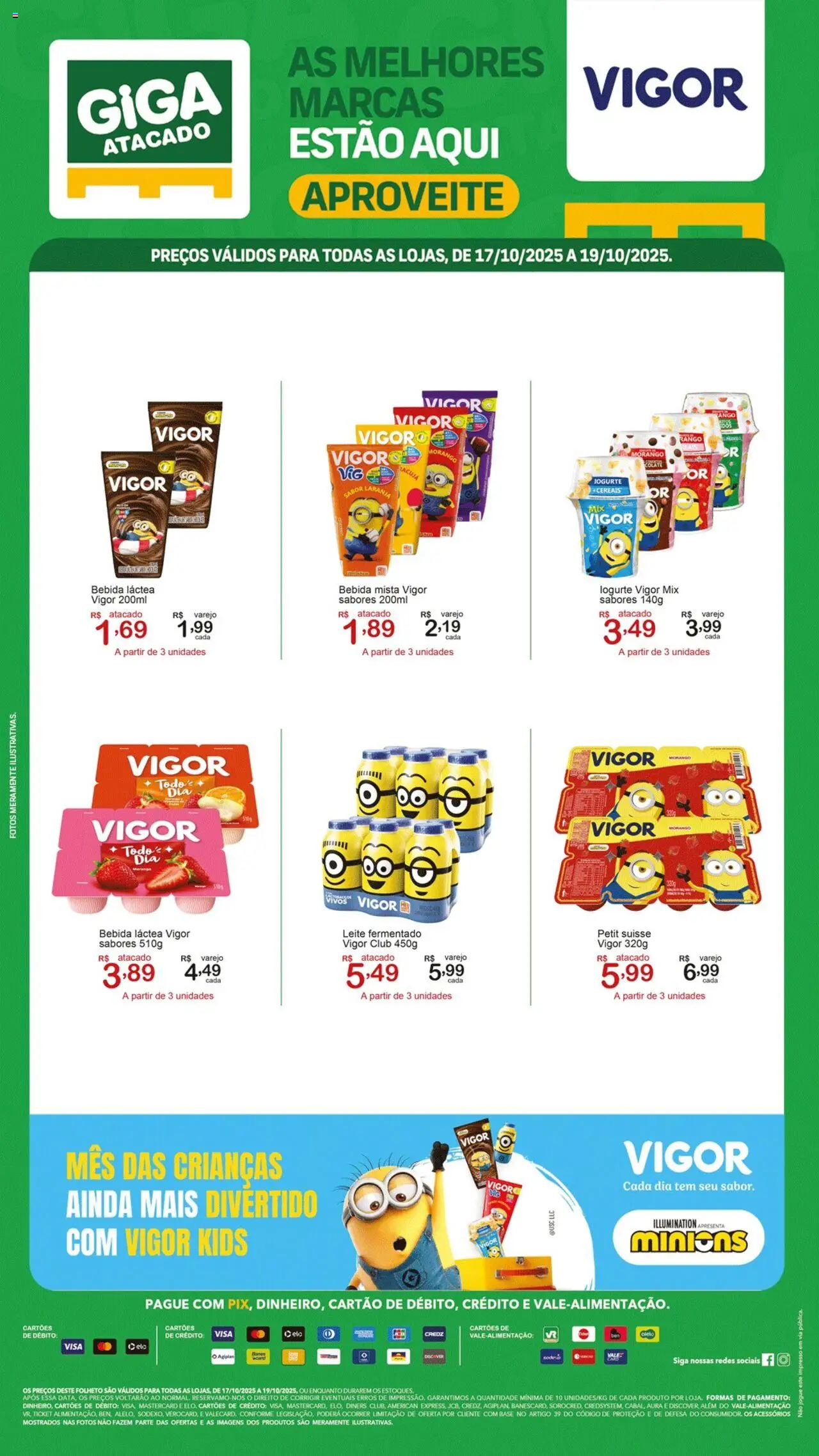 GIGA Atacado Folheto - válido de 17.10.2025 | Página: 1 | Produtos: Iogurte, Base, Cereais, Leite fermentado