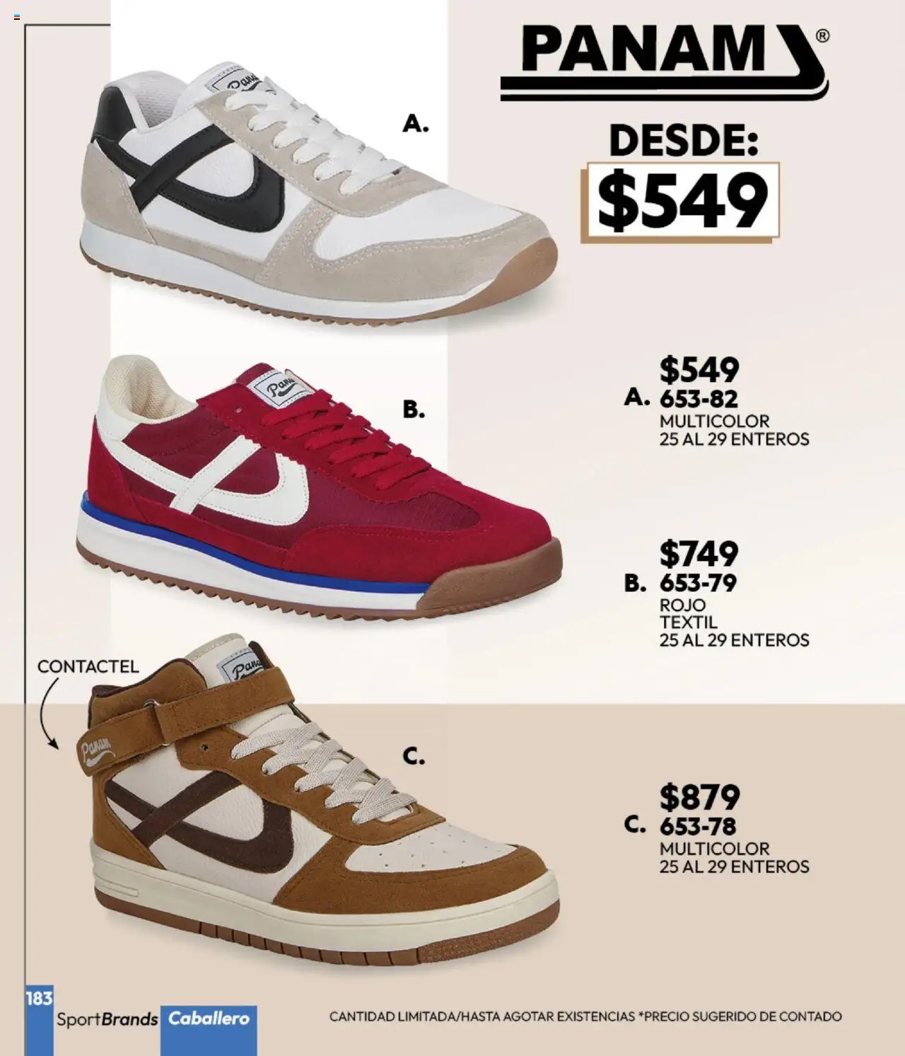 Nuevas ofertas de Cklass válidas en toda la República Mexicana desde el 16.09.2025. ¡Encuentra las mejores ofertas en Cklass - Catálogo Invierno Sportbrands! | Página: 184