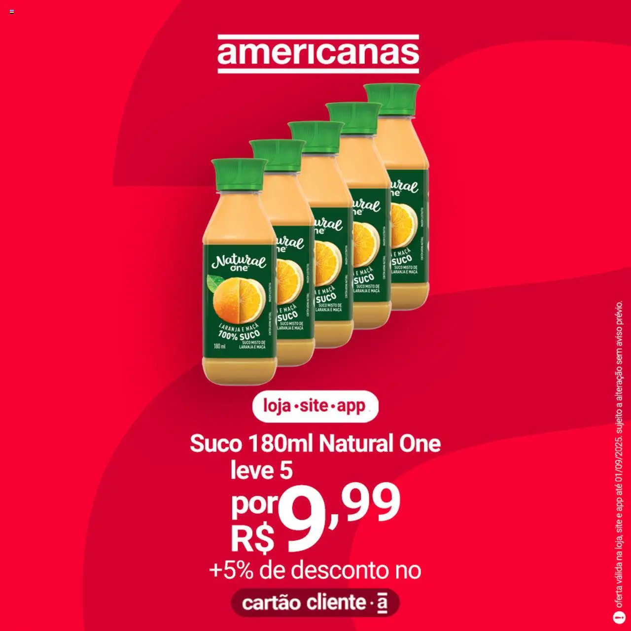 Lojas Americanas Folheto - válido de 15.08.2025 | Página: 5 | Produtos: Suco