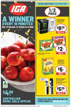 Preview of IGA catalogue SA - valid from 29.04.2026