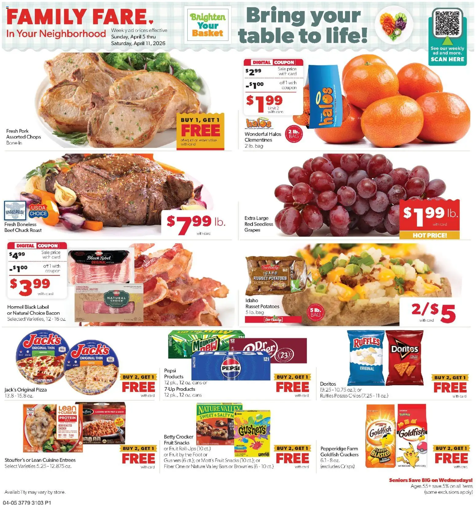 Family Fare Weekly Ad - IA - valid from 05.04.2026 | Page: 1