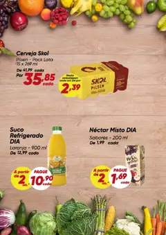Dia ofertas - Pré-Visualização do folheto da loja Dia, válido de 20.04.2026 | Página: 4 | Produtos: Suco, Cerveja