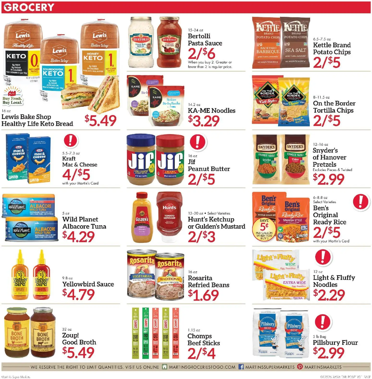 Martin’s Weekly Ad - valid from 25.01.2026 | Page: 7 | Products: Rice, Pasta, Sauce, Kettle