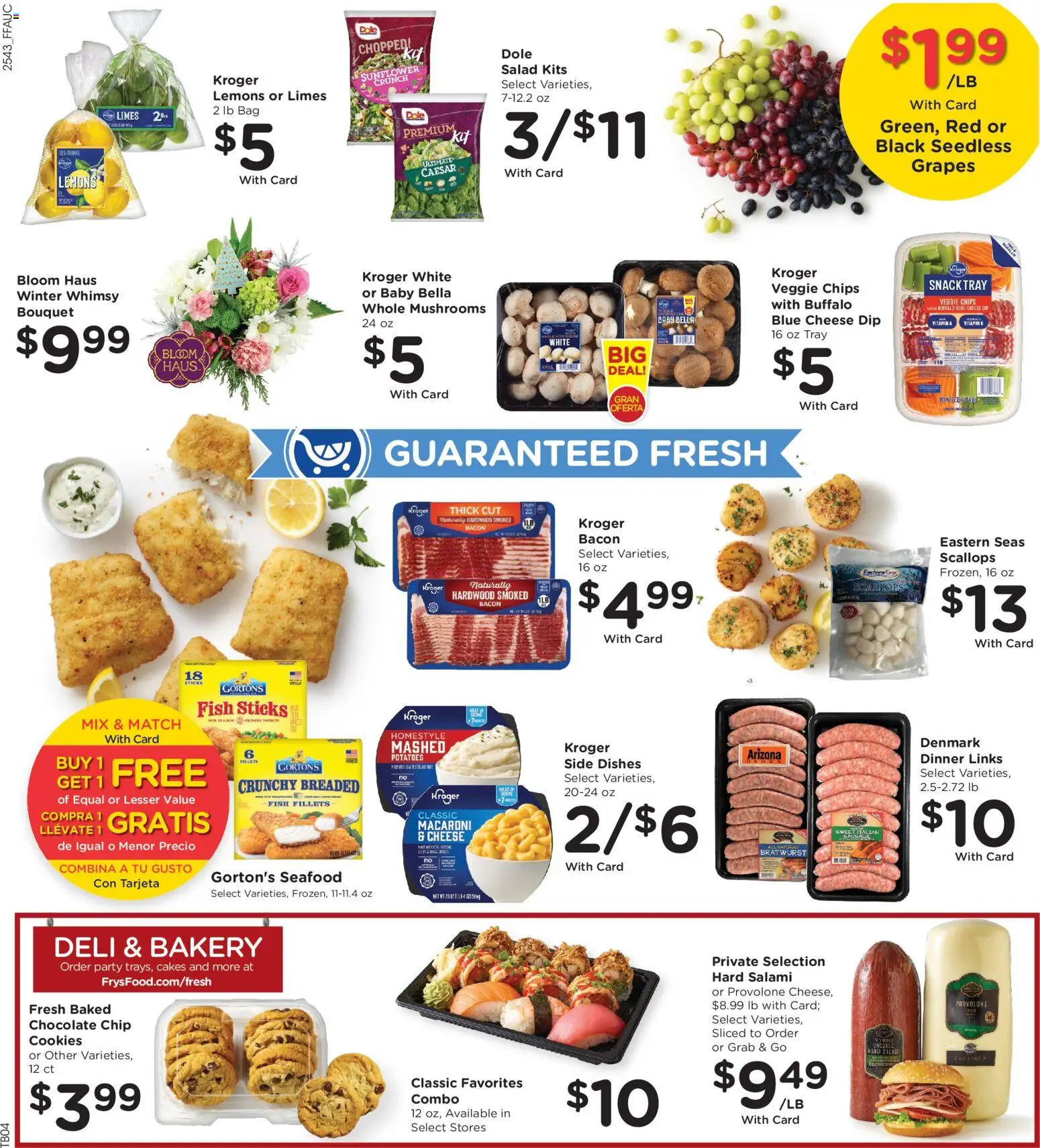 Fry's Food Weekly Ad - valid from 28.11.2025 | Page: 7 | Products: Bakery, Cheese, Chocolate, Grapes