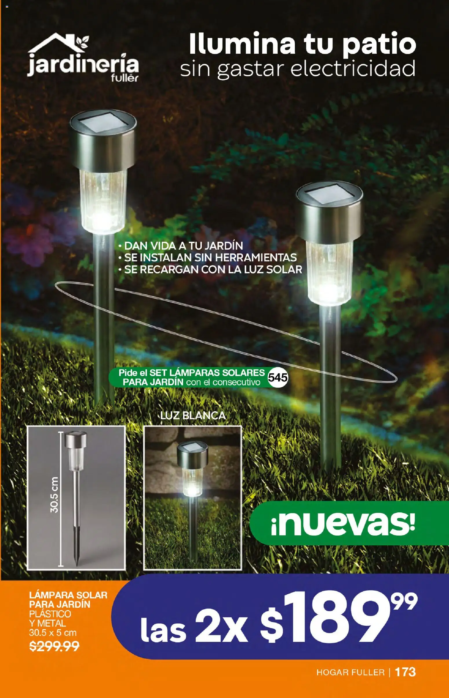 Nuevas ofertas de Fuller válidas en toda la República Mexicana desde el 07.01.2026. ¡Encuentra las mejores ofertas en Fuller campaña 20 2026! | Página: 173 | Productos: Lámpara