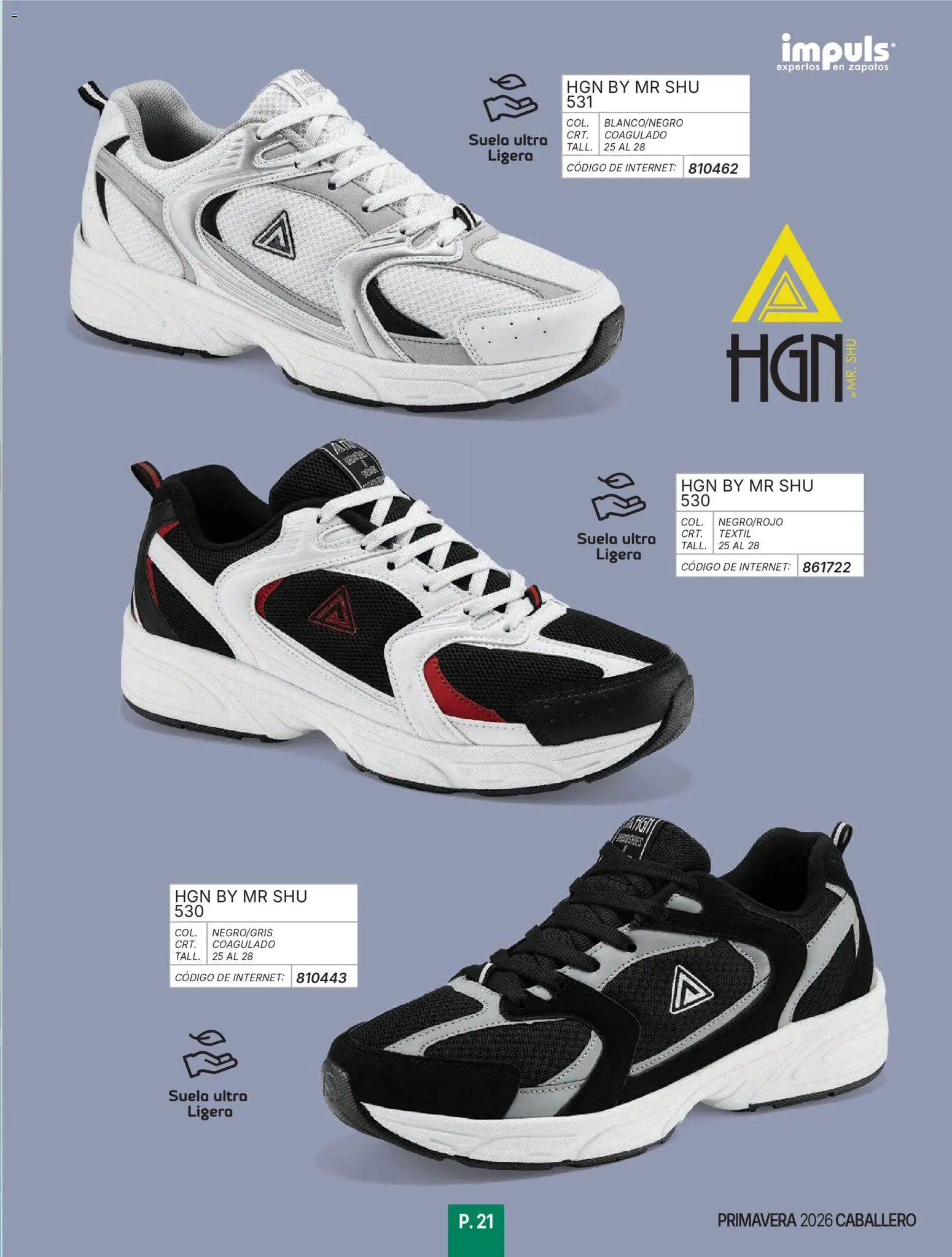 Nuevas ofertas de Impuls válidas en toda la República Mexicana desde el 01.01.2026. ¡Encuentra las mejores ofertas en Impuls catálogo Caballero! | Página: 23 | Productos: Zapatos