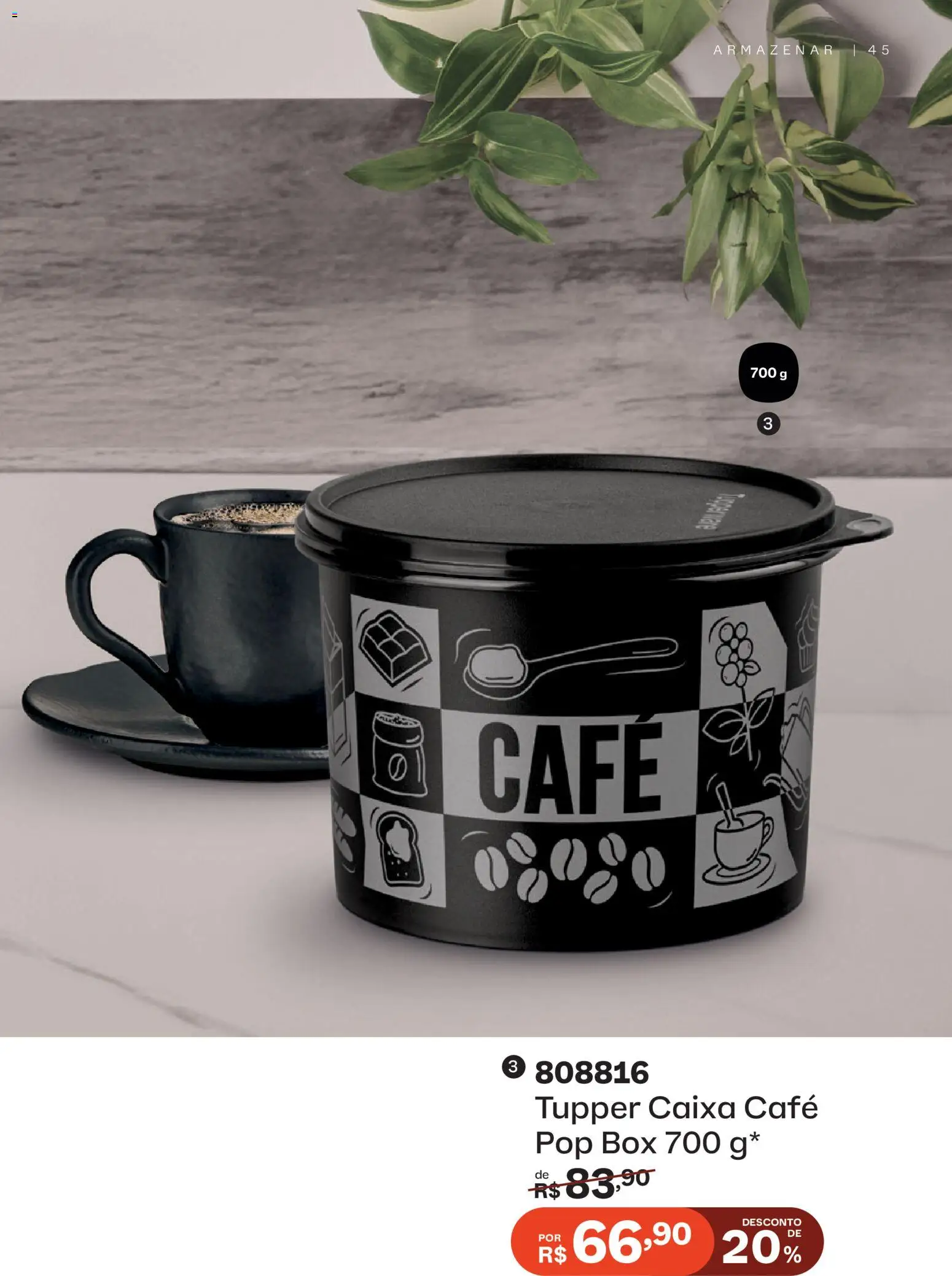 Tupperware Folheto - válido de 01.12.2025 | Página: 45 | Produtos: Caixa, Café