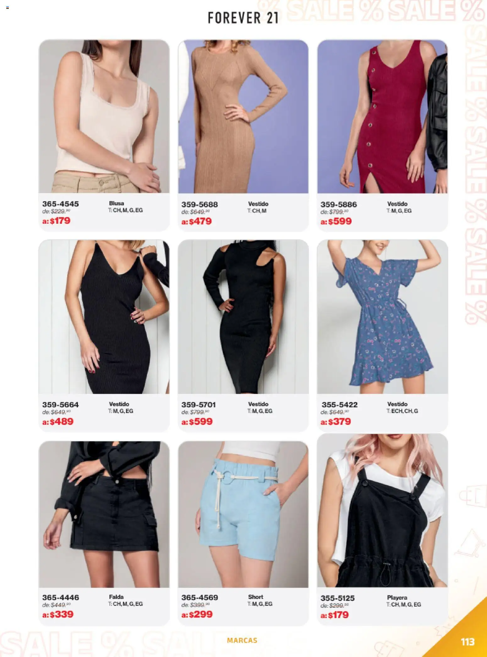 Nuevas ofertas de Andrea válidas en toda la República Mexicana desde el 21.12.2025. ¡Encuentra las mejores ofertas en Andrea catálogo Outlet! | Página: 113 | Productos: Blusa, Playera, Falda, Short