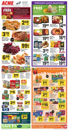 Preview of Acme weekly ads valid from 24.10.2025